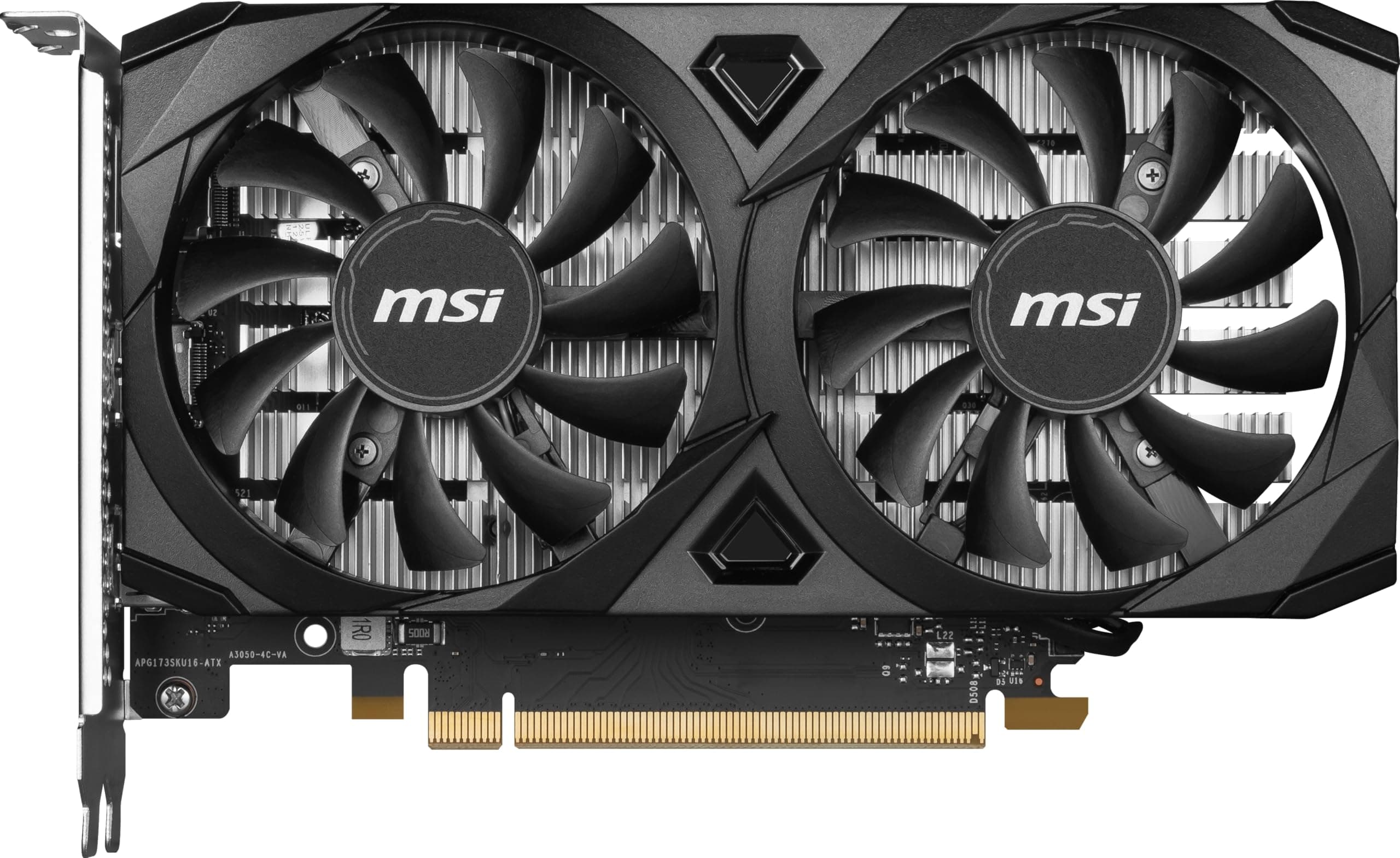 MSI GeForce RTX 3050 Ventus 2X E 6G OC - 6GB GDDR6, 14 Gbps, 96-bit Bild 6
