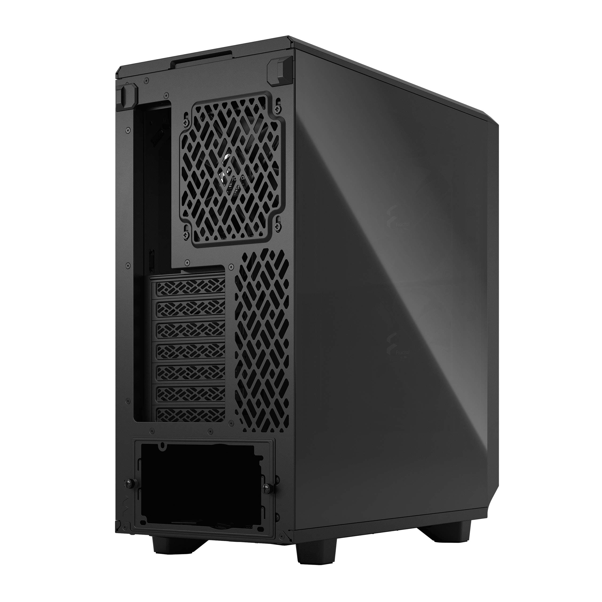 Fractal Design Meshify 2 Compact Black ATX Flexible High-Airflow Dark Tinted Tempered Glass Window Mid Tower Computer Case Schwarz/schiere Freude Bild 7
