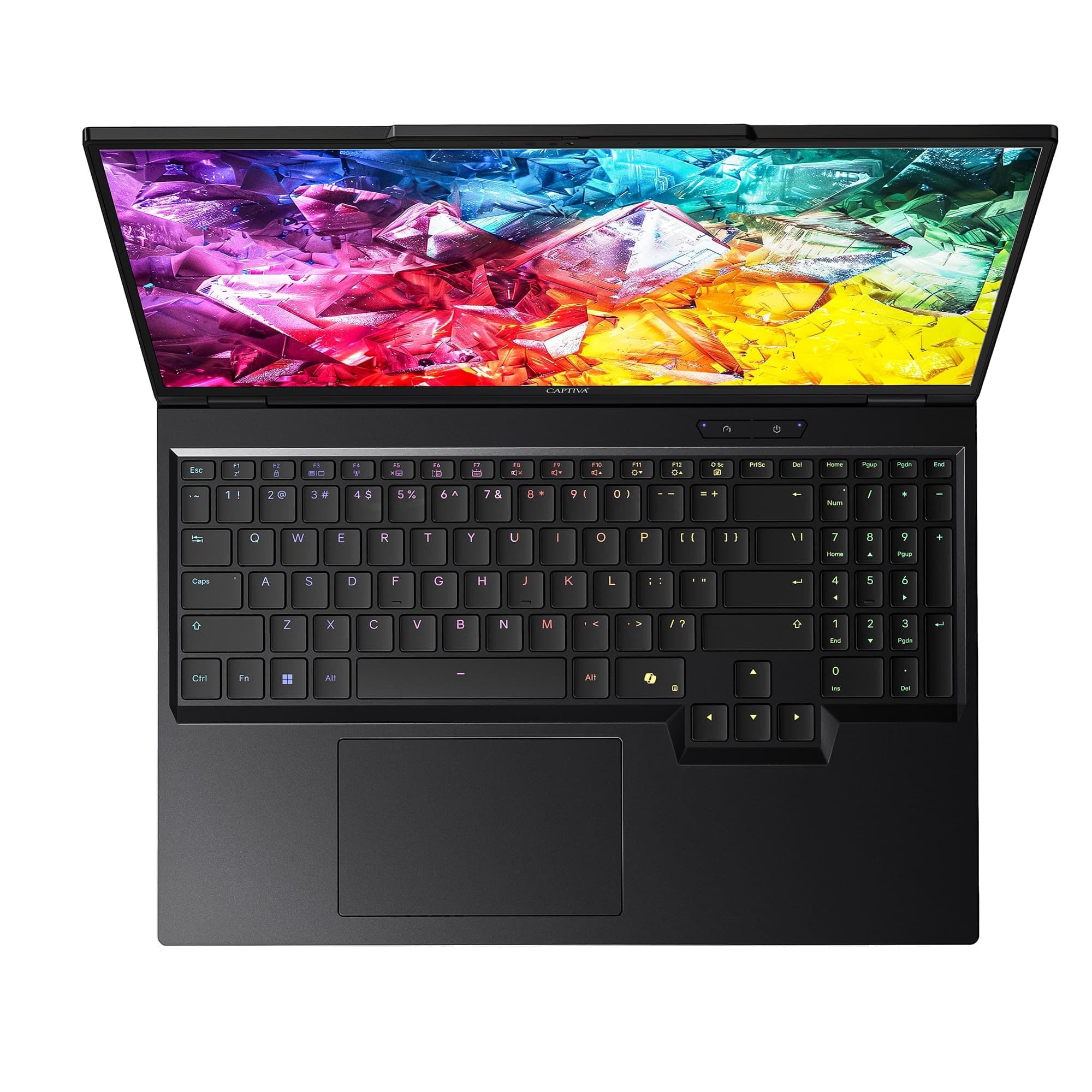 Captiva Notebook Highend Gaming R92-257 | AMD Ryzen 9 9955HX | 32GB DDR5 RAM | GeForce RTX 5080 16GB | 2 TB SSD | 16 Zoll WQXGA 300Hz | ohne OS Bild 3