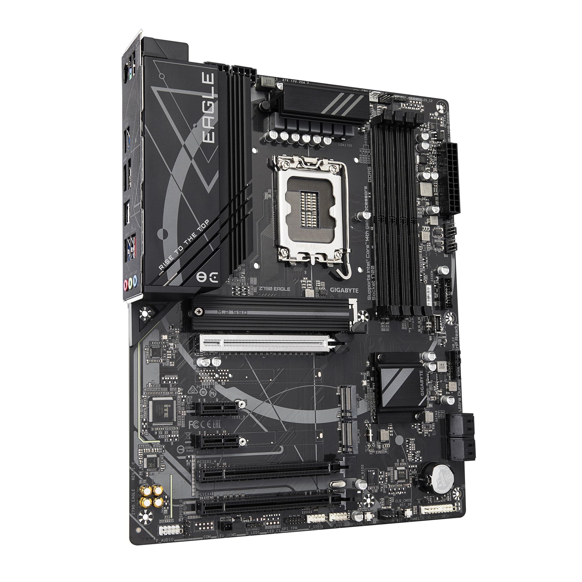 GIGABYTE Z790 Eagle Motherboard - Unterstützt 14. Generation Intel Core CPUs, 12+1+1 Phasen VRM, bis zu 7600MHz DDR5 (OC), 3xPCIe 4.0 M.2, 2,5GbE LAN, USB 3.2 Gen 2 Bild 5