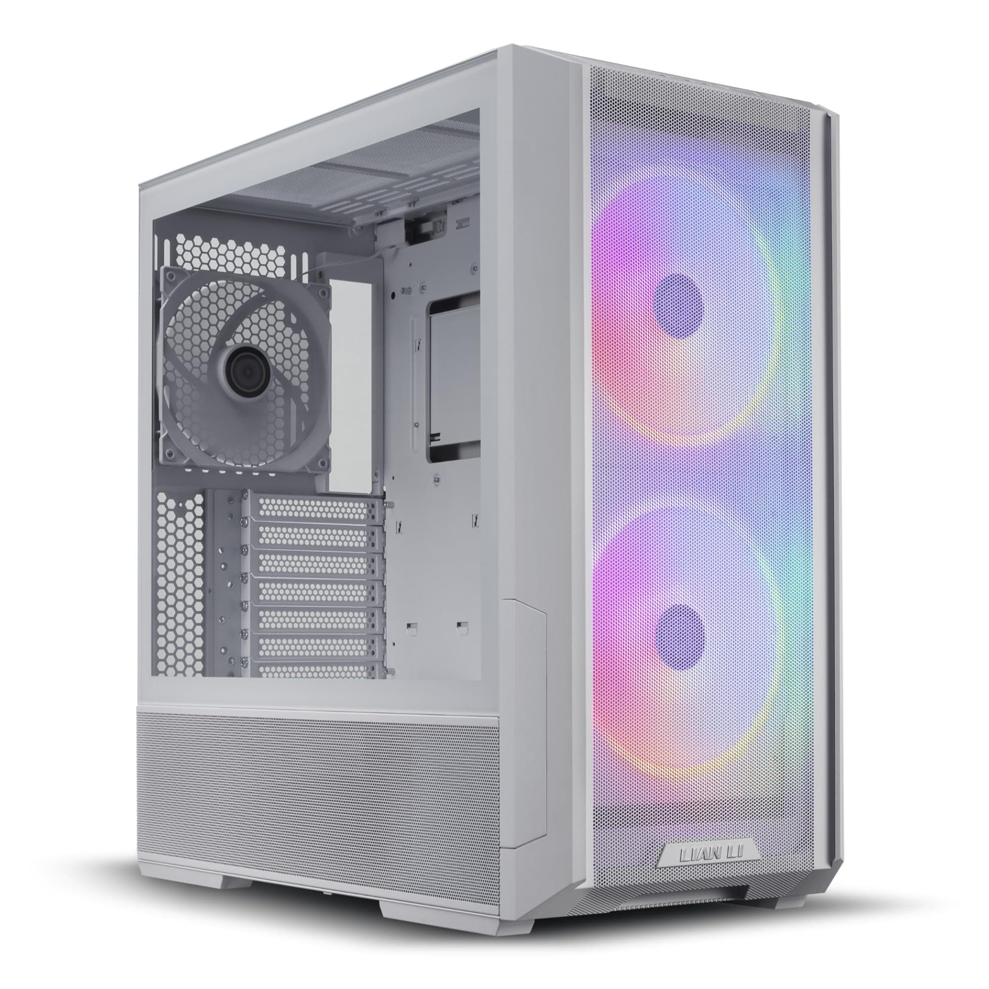 Lian Li Lancool 216 Midi Tower Trasparente, Bianco (lian Li Lancool 216 Rgb MiD-Tower Pc Case - White) 216 White RGB