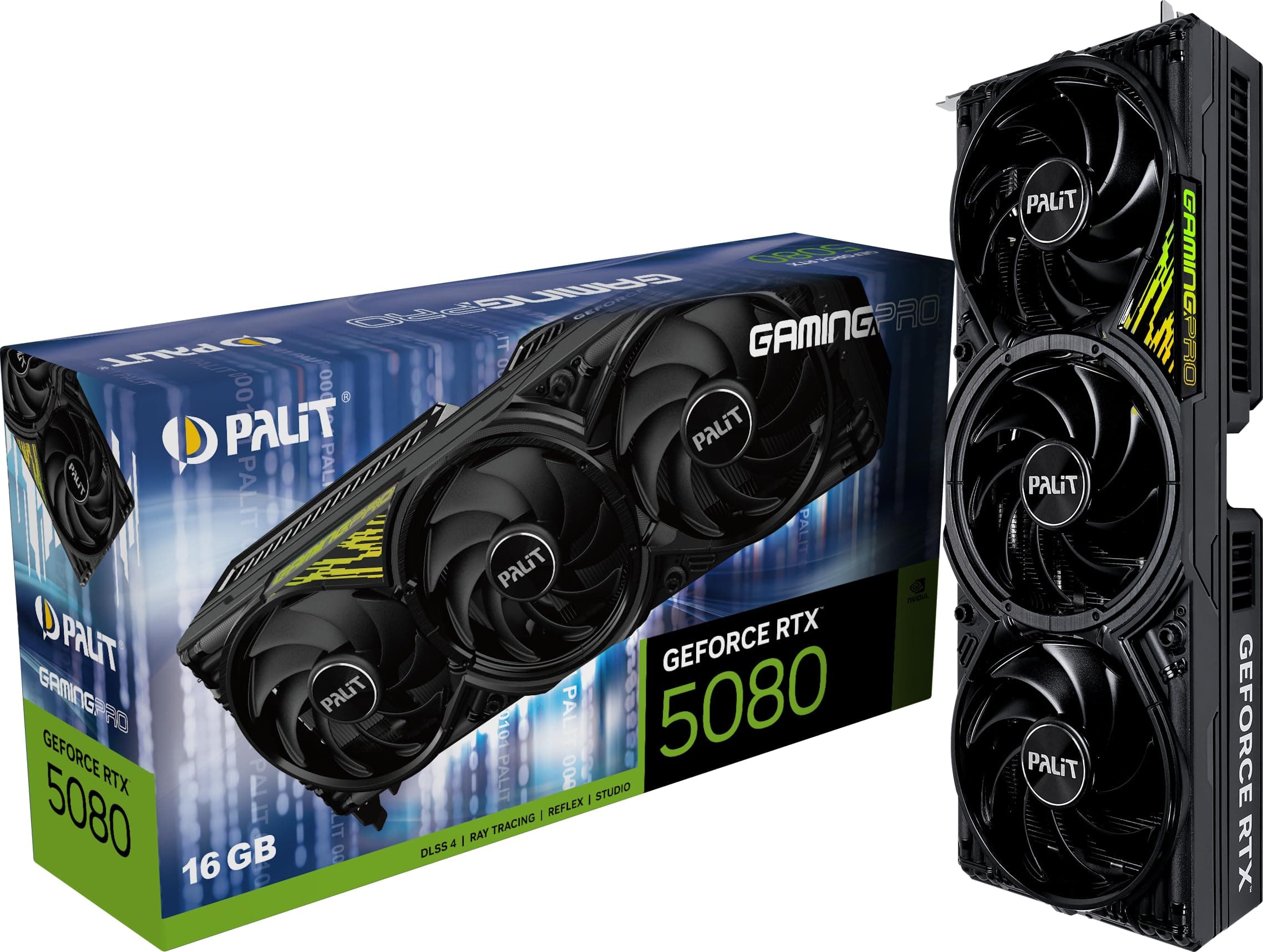 Palit GeForce RTX 5080 GamingPro V1 16GB GDDR7 Gaming Grafikkarte Bild 2