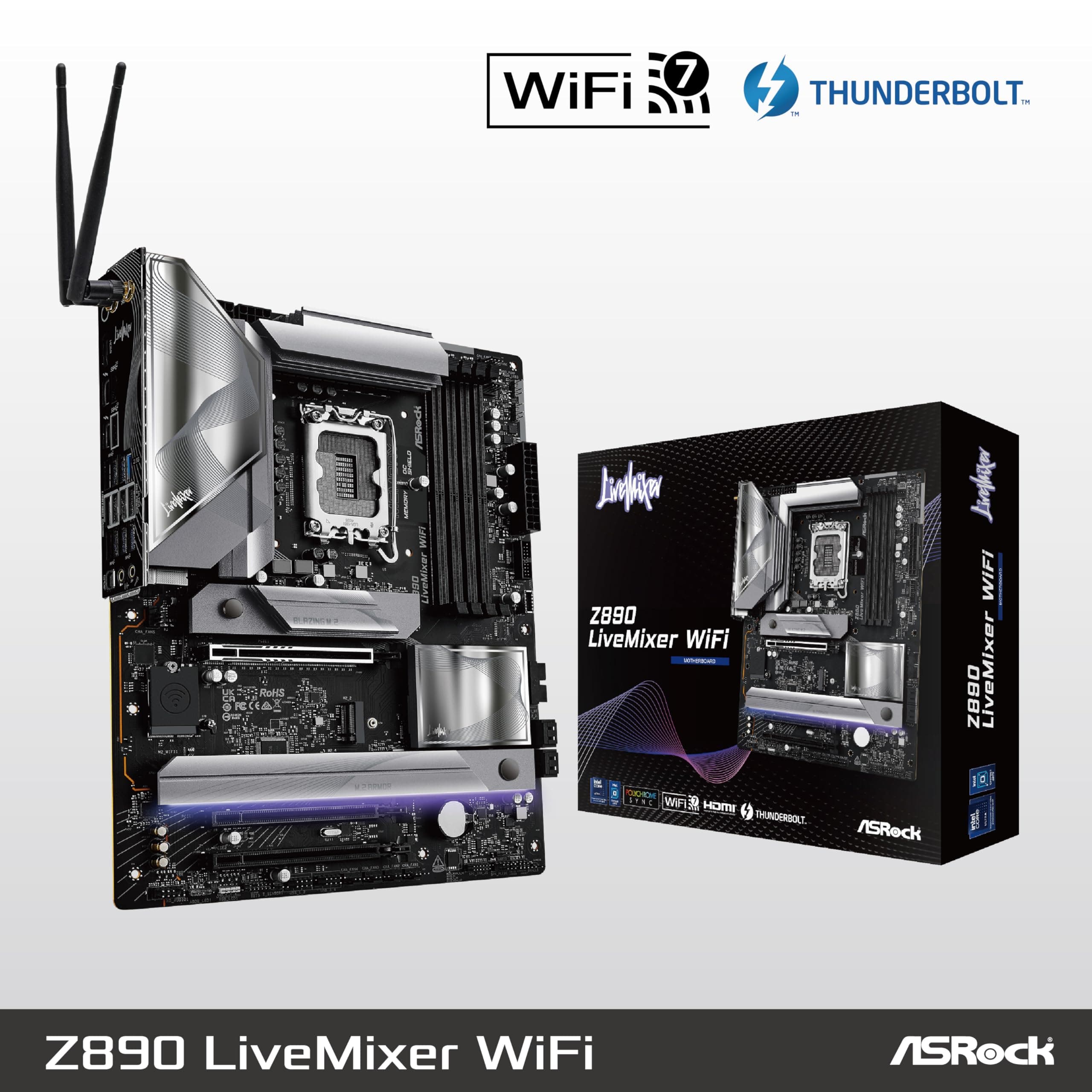 ASRock Z890 LiveMixer WiFi Intel S1851 DDR5 90-MXBPE0-A0UAYZ Bild 5