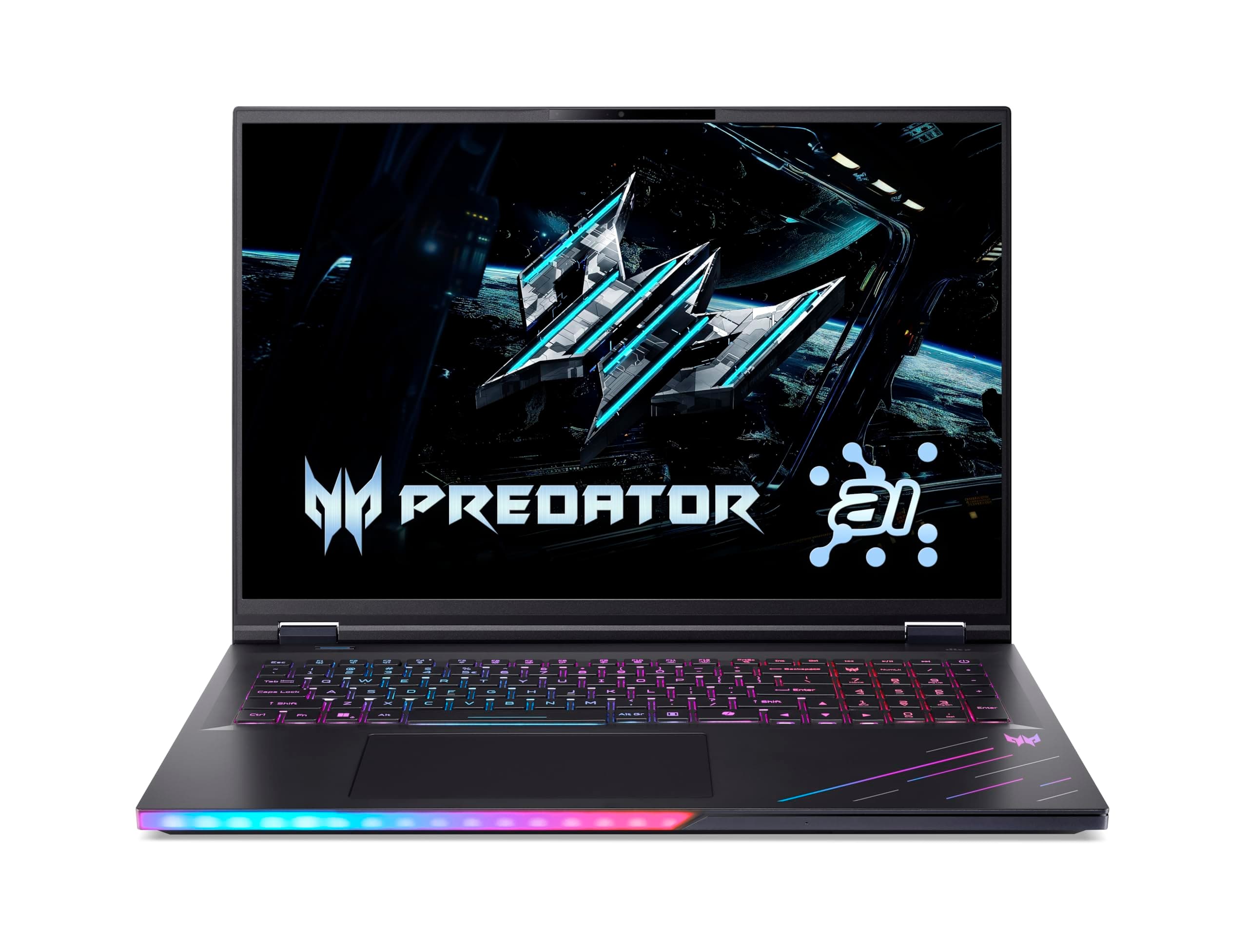 Acer Predator Helios 18 AI (PH18-73-96A7) Gaming Laptop, 18 Inch WQXGA MiniLED IPS 250Hz Display, Intel Core Ultra 9 275HX, 32 GB RAM, 2 TB SSD, NVIDIA GeForce RTX 5080, Windows 11, QWERTZ Intel Core Ultra 9 275HX 32.0 GB 18 Zoll MiniLED Display RTX 5080