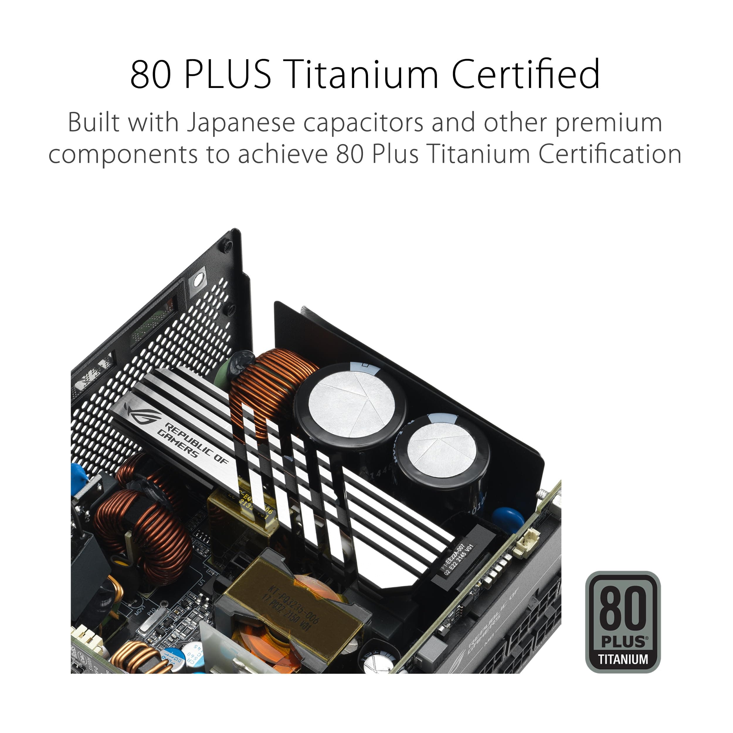 ASUS ROG Loki SFX-L 1200W Titanium vollmodulares Gaming Netzteil (120mm PWM ARGB Lüfter, ATX 3.0, PCIe 5.0 Ready, inkl. 16-poligem Kabel, 80+ Titanium Zertifizierung, Lambda Standard++Zertifizierung) Bild 4