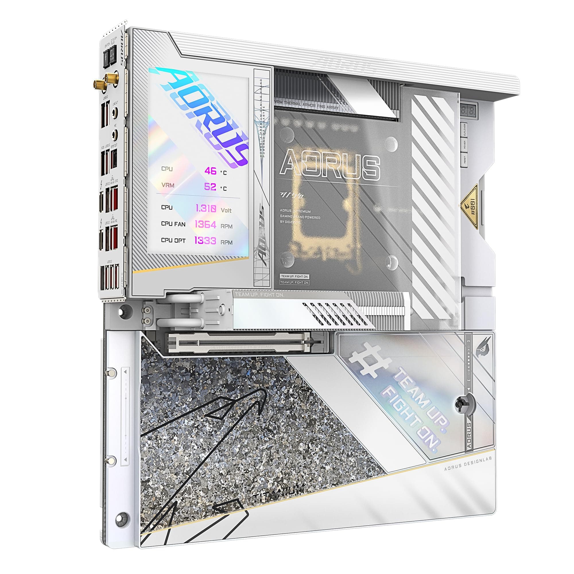 GIGABYTE Z790 AORUS Xtreme X Ice Mainboard - Unterstützt Intel 14th Gen CPUs, 24+1+2 Phases VRM, up to 8266MHz DDR5 (OC), 1xPCIe 5.0 + 4xPCIe 4.0 M.2, Wi-Fi 7, 10GbE LAN, USB 3.2 Gen 2 Bild 7