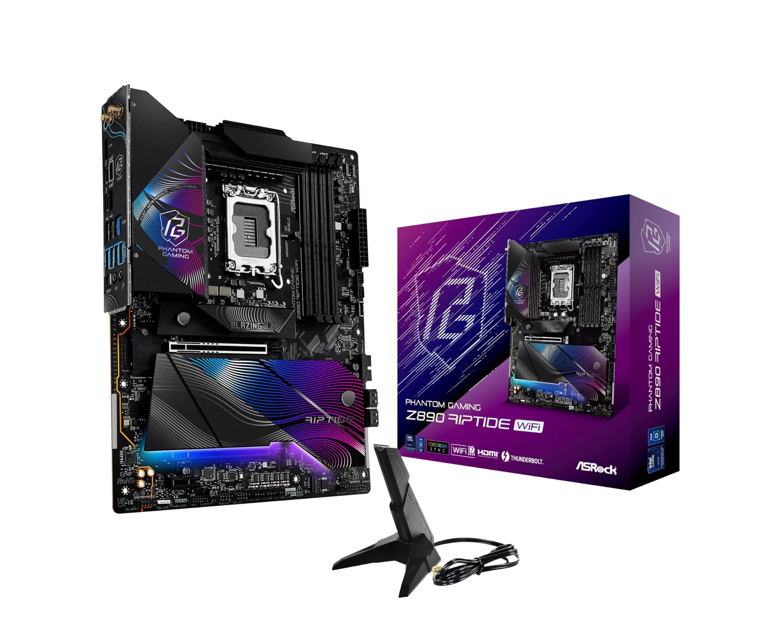 ASRock Z890 Phantom Gaming Riptide WiFi Intel S1851 DDr5 Bild 2