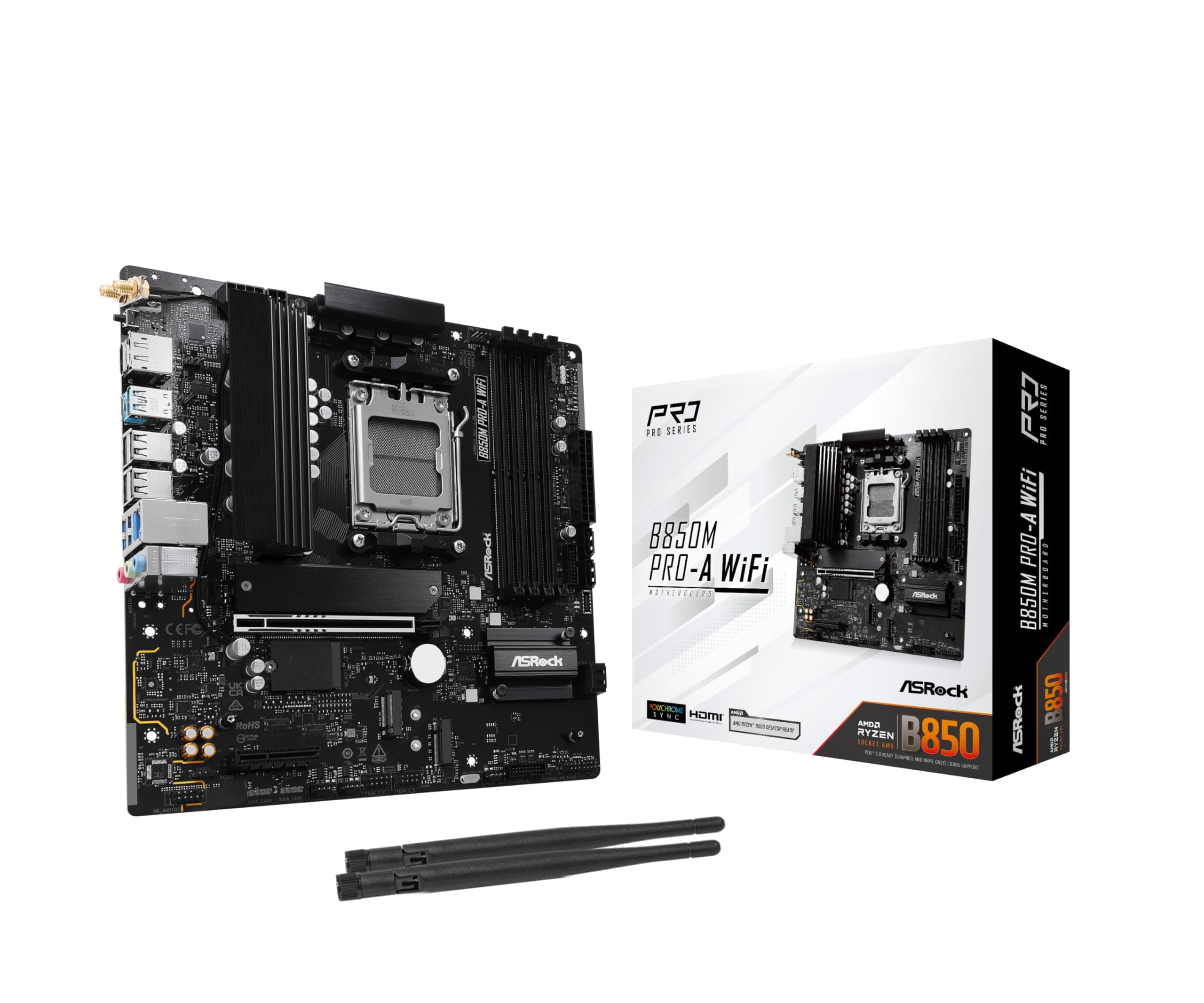 MB ASRock AMD AM5 B850M Pro-A WiFi Bild 2