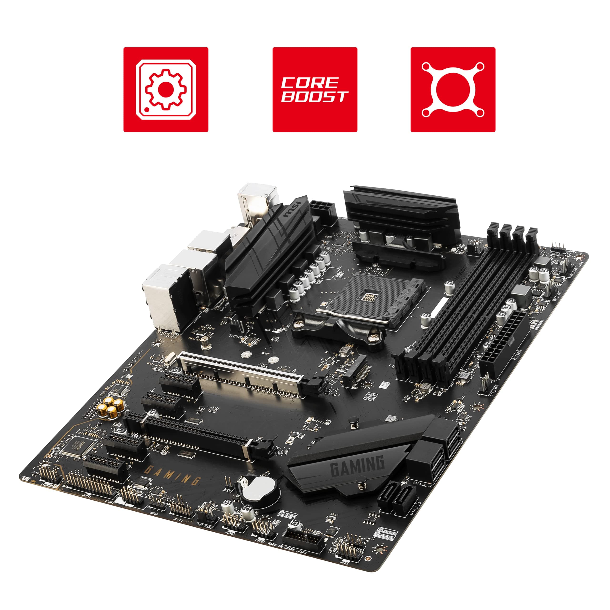 MSI B550 Gaming GEN3 Mainboard ATX, AM4 - AMD Ryzen 5000 bereit - DDR4 Boost 4400+MHz/OC, PCIe 3.0 x16, 1 x M.2 Gen3, 1G LAN Bild 7