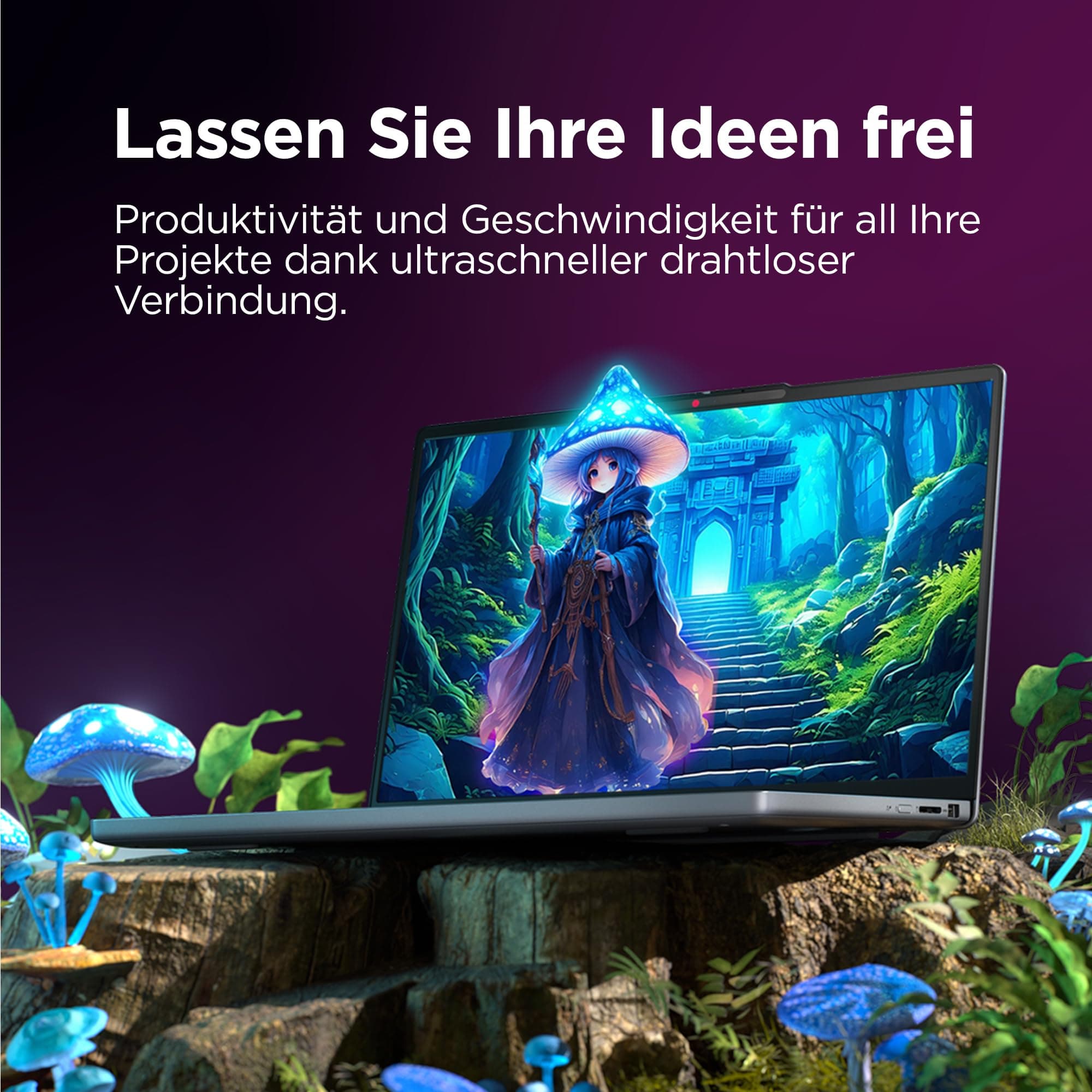 Lenovo IdeaPad Slim 3i Laptop | 14" WUXGA Display | Intel Core i5 13420H | 16GB RAM | 512GB SSD | Intel UHD Grafik | Win11 | QWERTZ | Luna Grau | 3 Monate Premium Care Bild 3