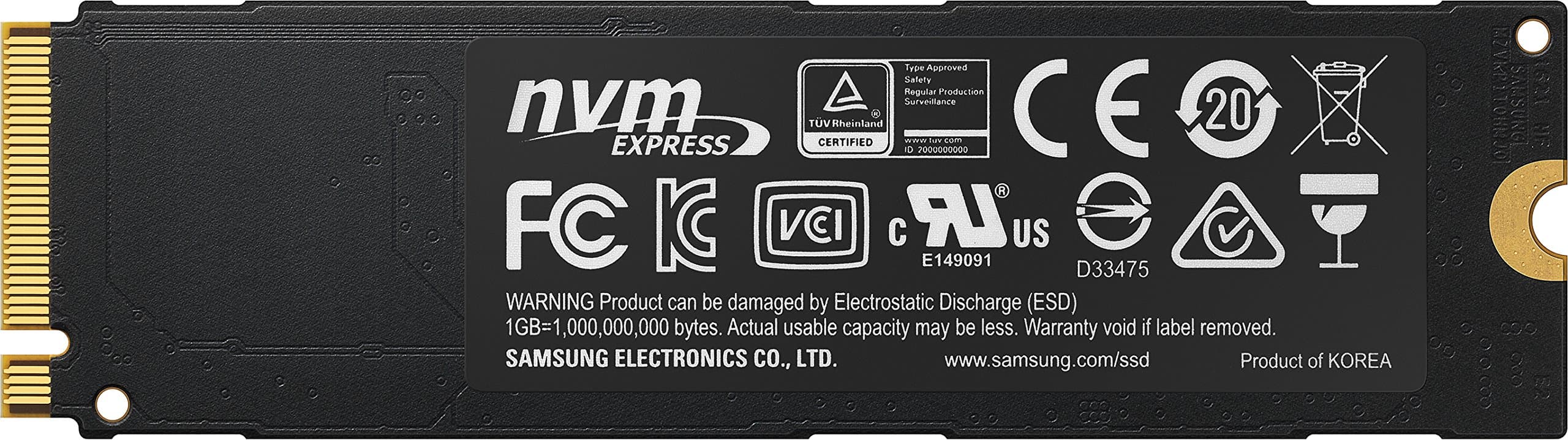 Samsung 960 PRO MZ-V6P2T0BW Interne Solid State Drive (2TB) Bild 3