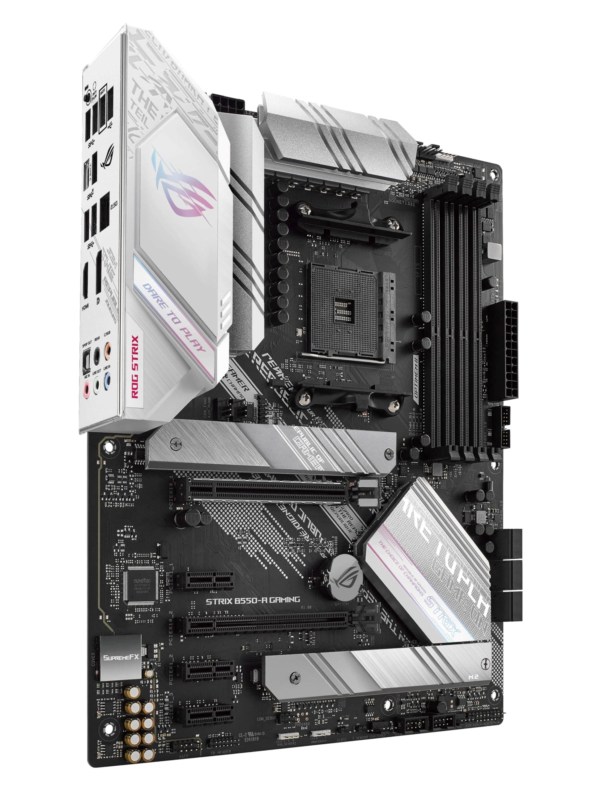 ASUS ROG Strix B550-A Gaming Mainboard Sockel AMD Ryzen AM4 (ATX, 2X M.2, SATA 6Gbit/s, USB 3.2 Gen 2, PCIe 4.0, Aura Sync) Bild 7
