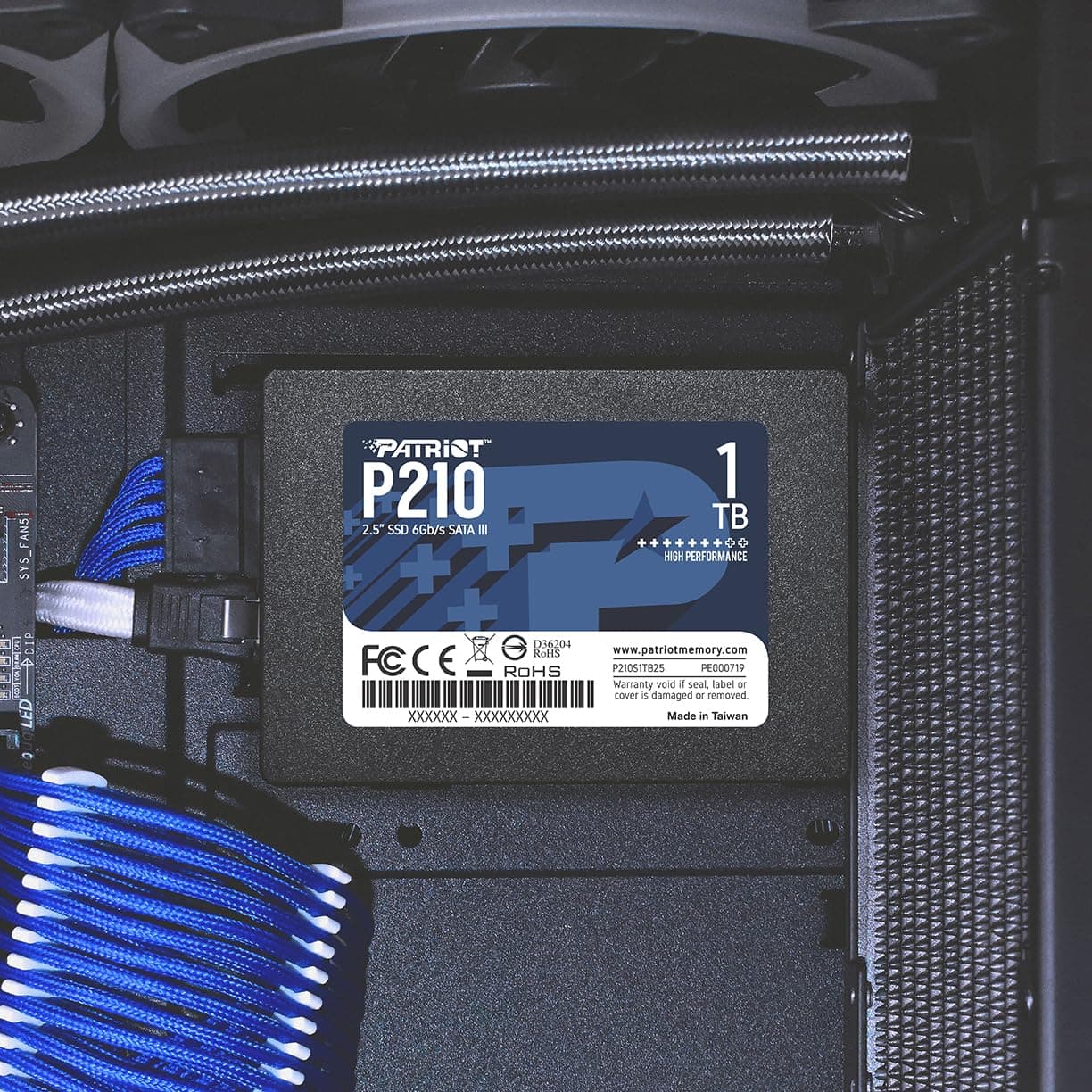 Patriot P210 Interne Solid State Drive 1TB SSD SATA 3 2,5 Zoll 1 TB Bild 7