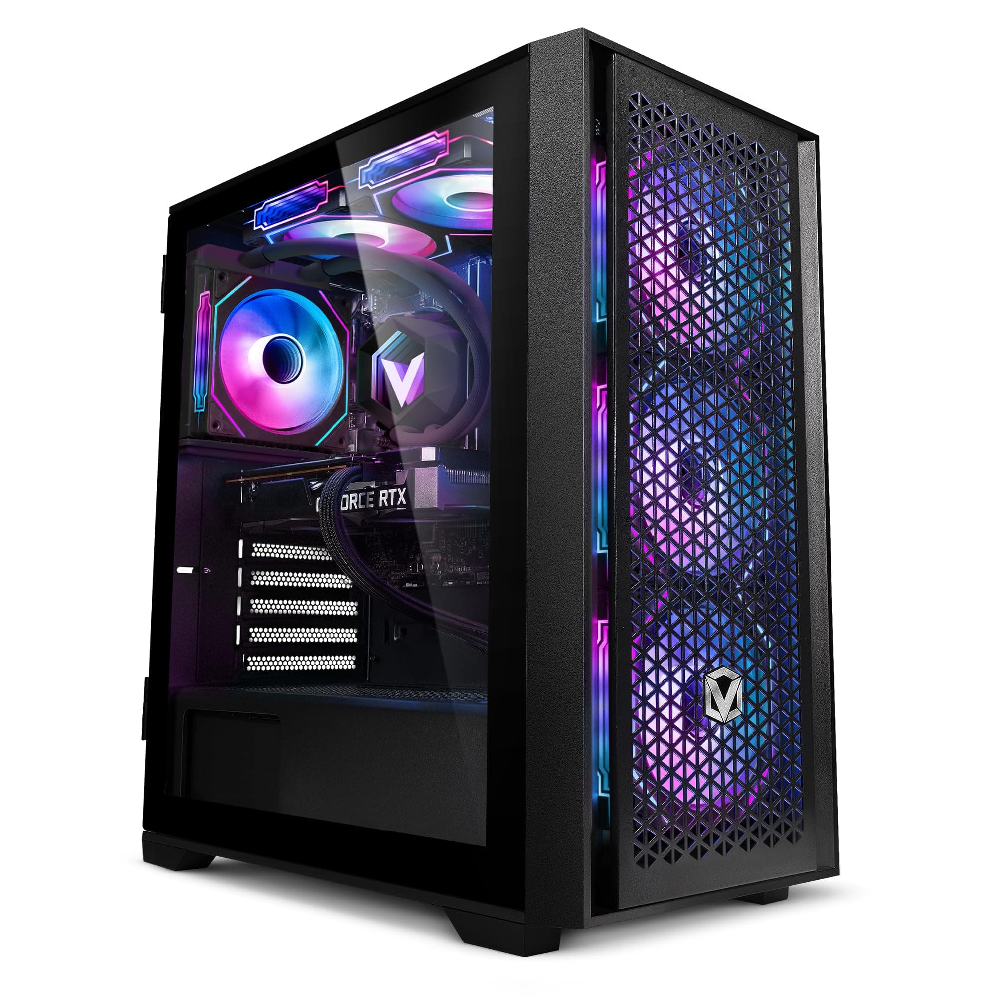 Vibox IV-337 Gaming PC • AMD Ryzen 7 5700X 8-Kern • Nvidia RTX 5070 12GB • 32GB RAM • 1TB SSD • Windows 11 • WLAN 6 + Bluetooth 5.4 Schwarz 1 TB 32 GB Nvidia GeForce RTX 5070 Windows 11 Home