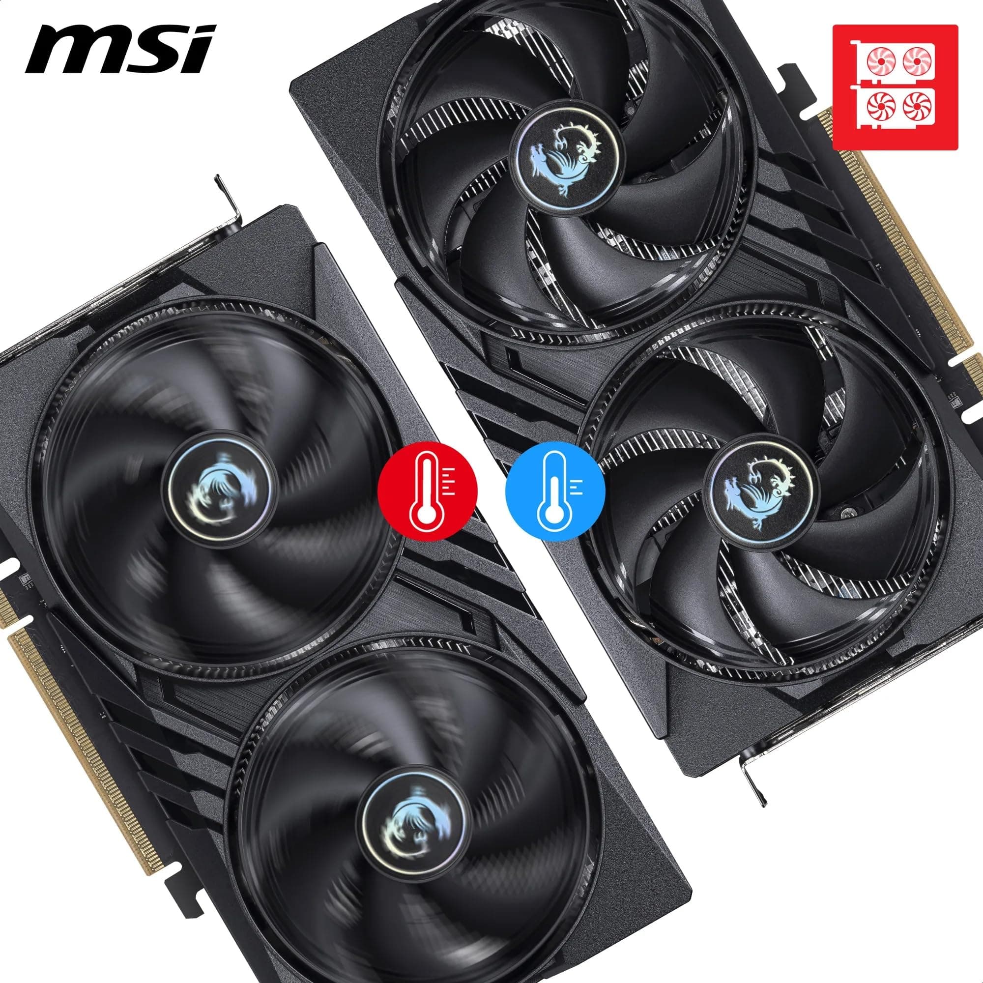 MSI GeForce RTX 5050 8G Gaming OC - 8GB GDDR6 (20Gbps/128-bit), PCIe 5, Boost: 2602 Hz, HDMI 2.1b, DisplayPort 2.1b Bild 5