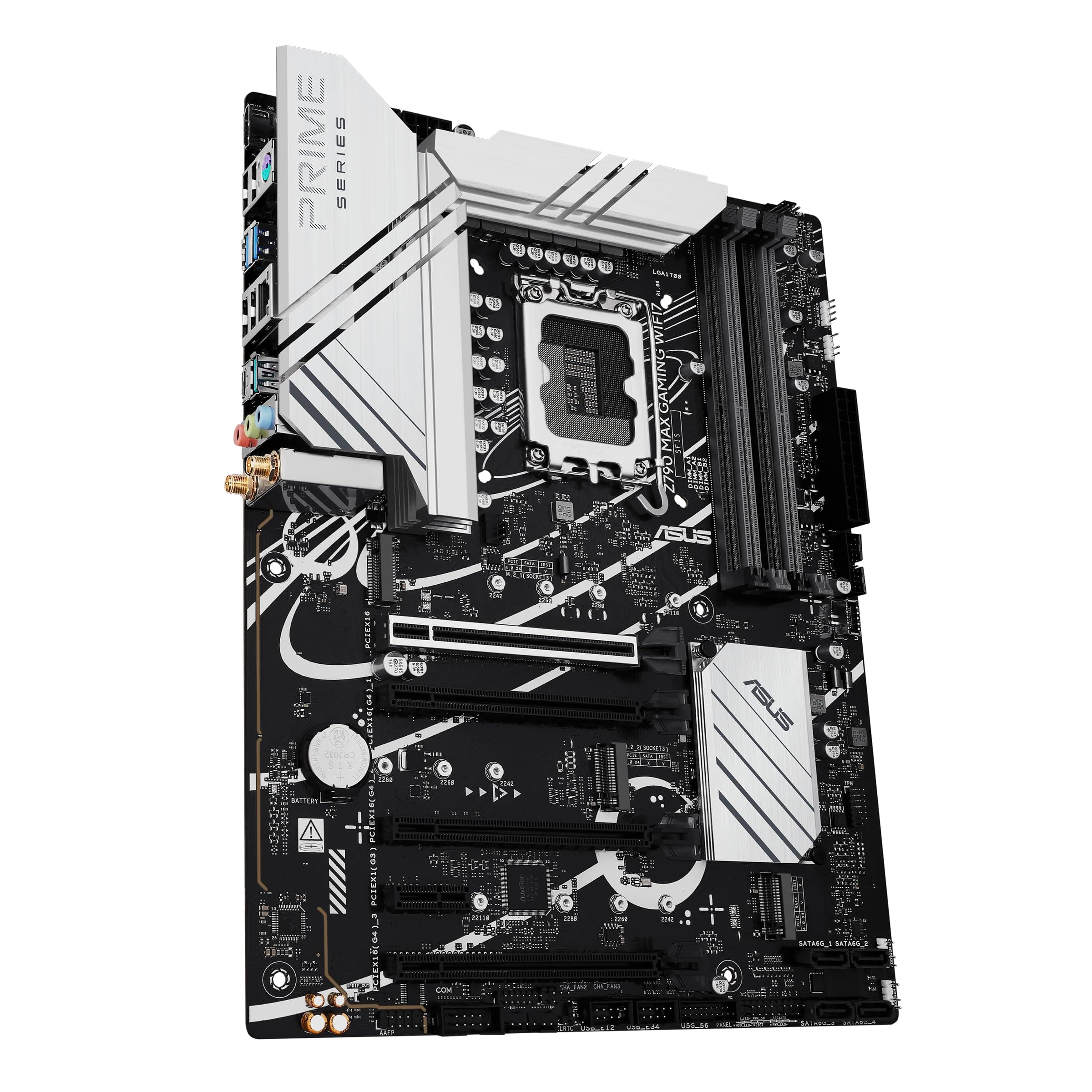 ASUS Z790 MAX Gaming WIFI7 Intel Z790 (LGA 1700) ATX Motherboard mit PCIe 5.0, DREI M.2 Slots, 14+1 DrMOS, DDR5, WiFi 7, Realtek 1 GB LAN, HDMI, USB 20Gbps Type-C®, Thunderbolt™ (USB4®), Aura Sync Bild 7