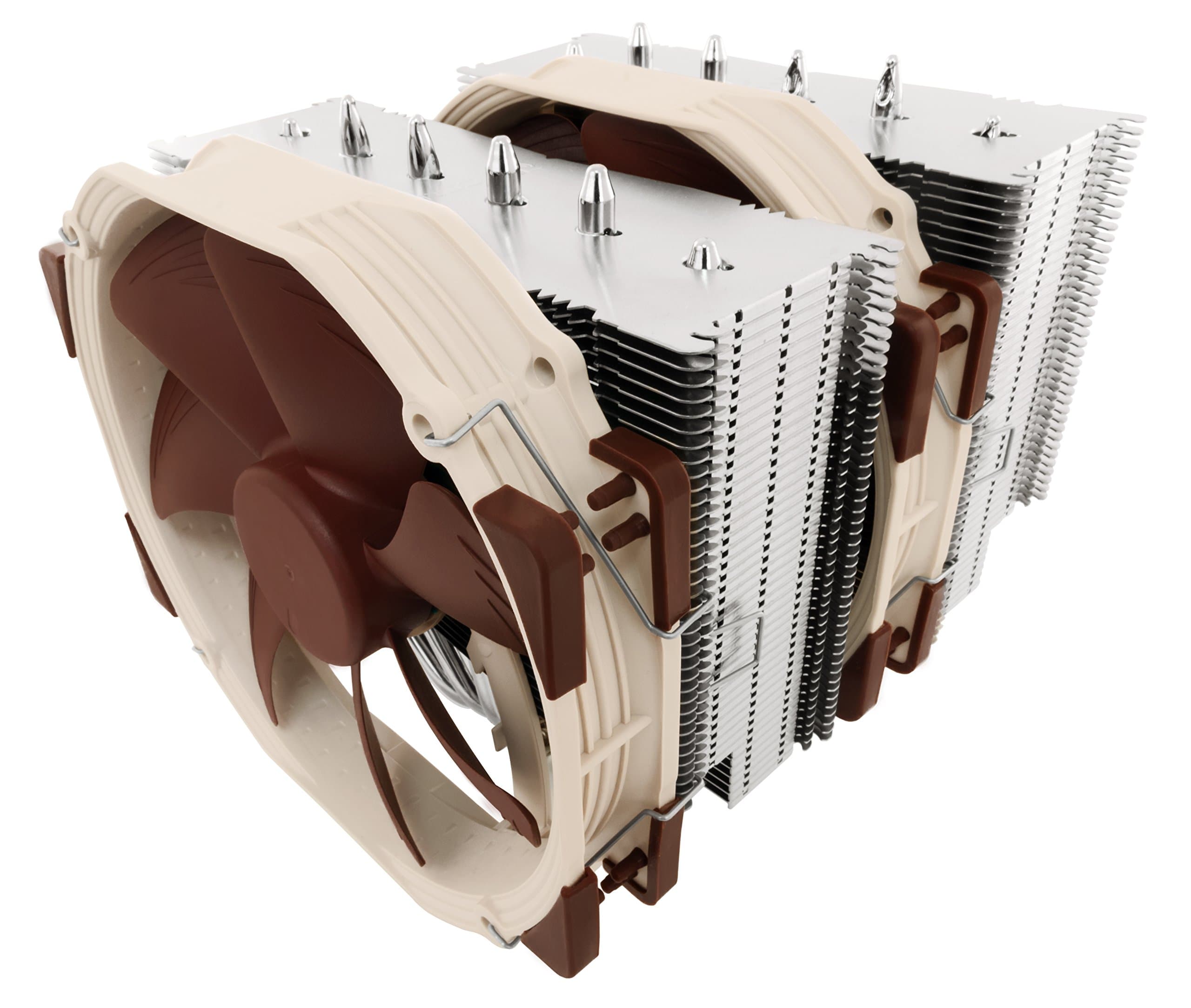 Noctua NH-D15, Premium CPU Kühler mit 2x NF-A15 PWM 140mm Lüftern (Braun) Bild 6