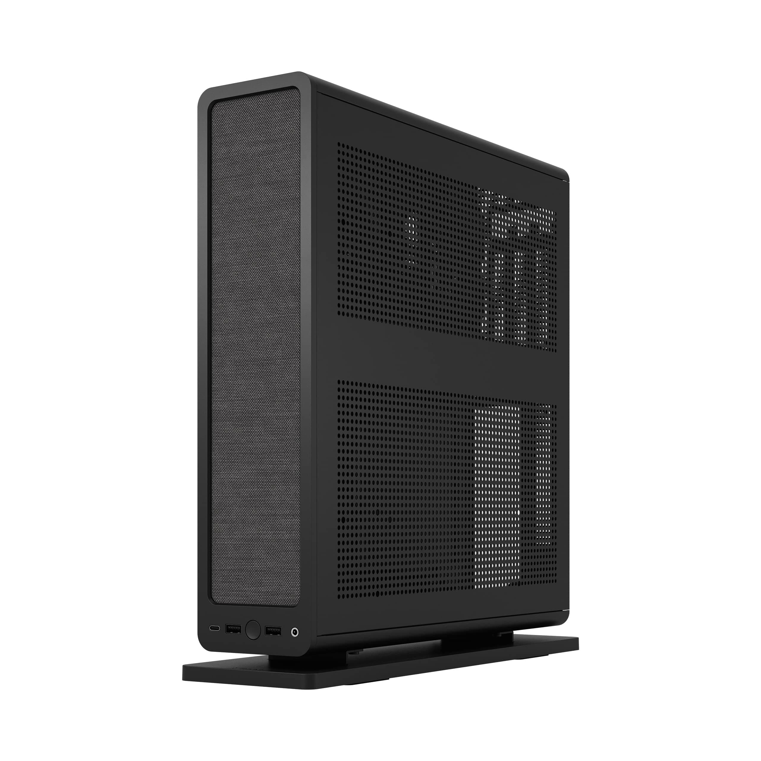 Fractal Design Ridge Black Mini-ITX Gehäuse - PCIe 4.0 Riser Karte - 2X 140mm PWM Lüfter - USB Typ-C - Kompaktes Gaming PC Gehäuse Bild 7