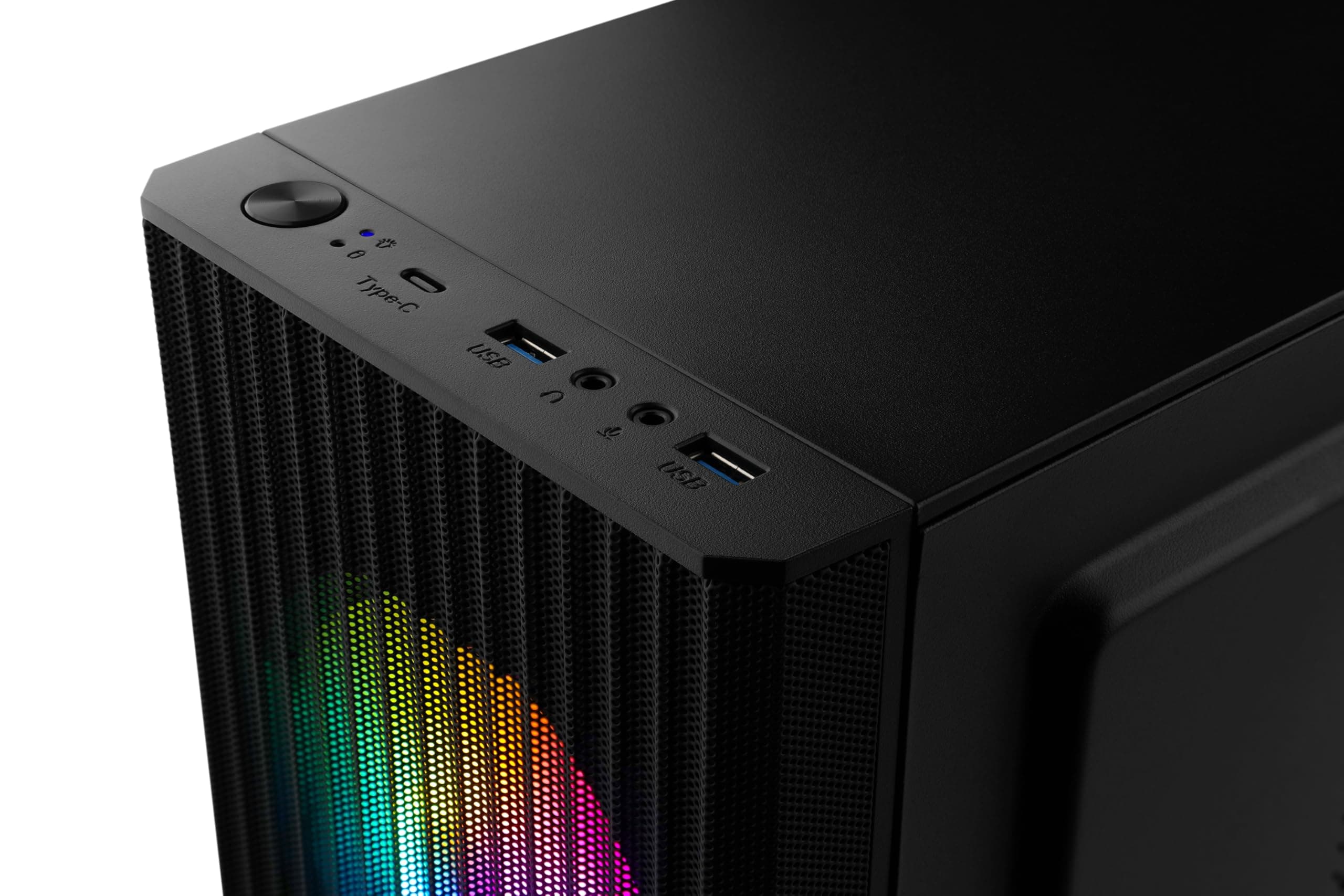Gaming PC mit Windows 11 Pro | AMD Ryzen 5 5500 6X 3.6 GHz | RTX 5050 | 500 GB M.2 NVMe | 16 GB DDR4 RAM | Computer für Zocker, Gamer Desktop Rechner zum Spielen | A16001 Bild 2