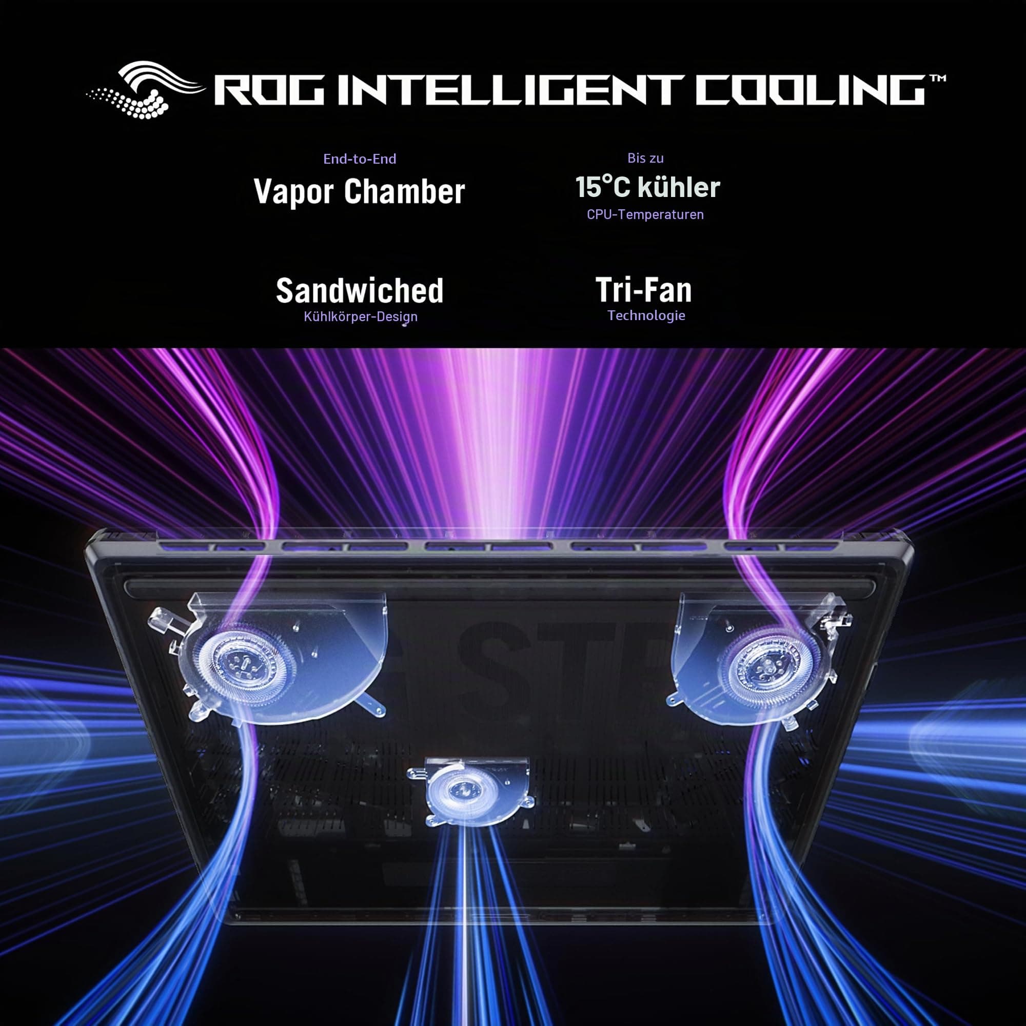 ASUS ROG Strix G16 (2025) Gaming Laptop, 16 Zoll FHD+ 16:10 165Hz/3ms Display, NVIDIA® GeForce RTX™ 5060 Laptop GPU, Intel® Core™ i7 Prozessor 14650HX, 16GB DDR5, 1TB Gen 4 SSD, Wi-Fi 7, Windows 11 RTX 5060 | 1TB Bild 6