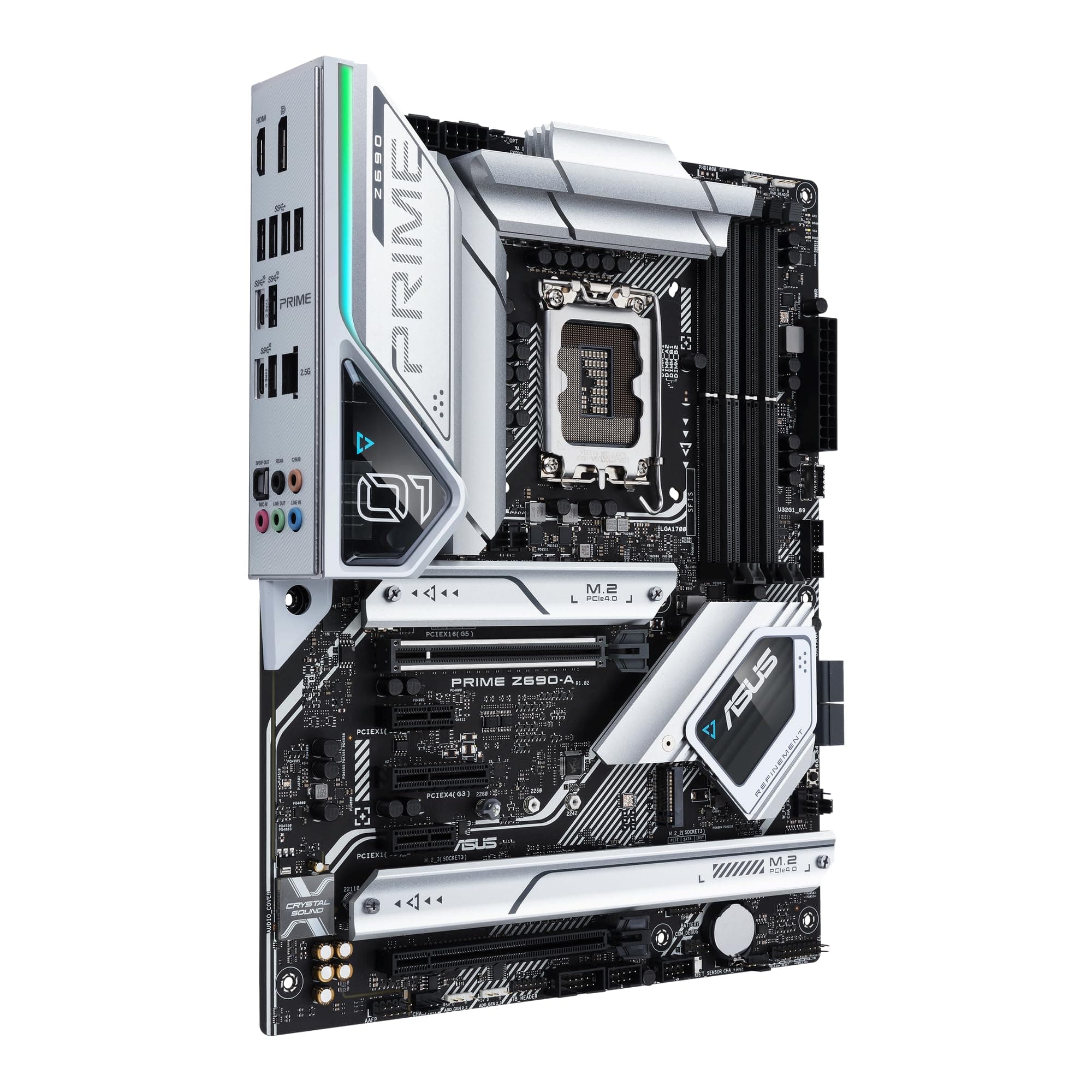 ASUS Prime Z690-A Gaming Mainboard Sockel Intel LGA 1700 (Intel Z690, ATX, PCIe 5.0, 4x M.2, DDR5-Speicher, Thunderbolt 4, Aura Sync) Bild 6