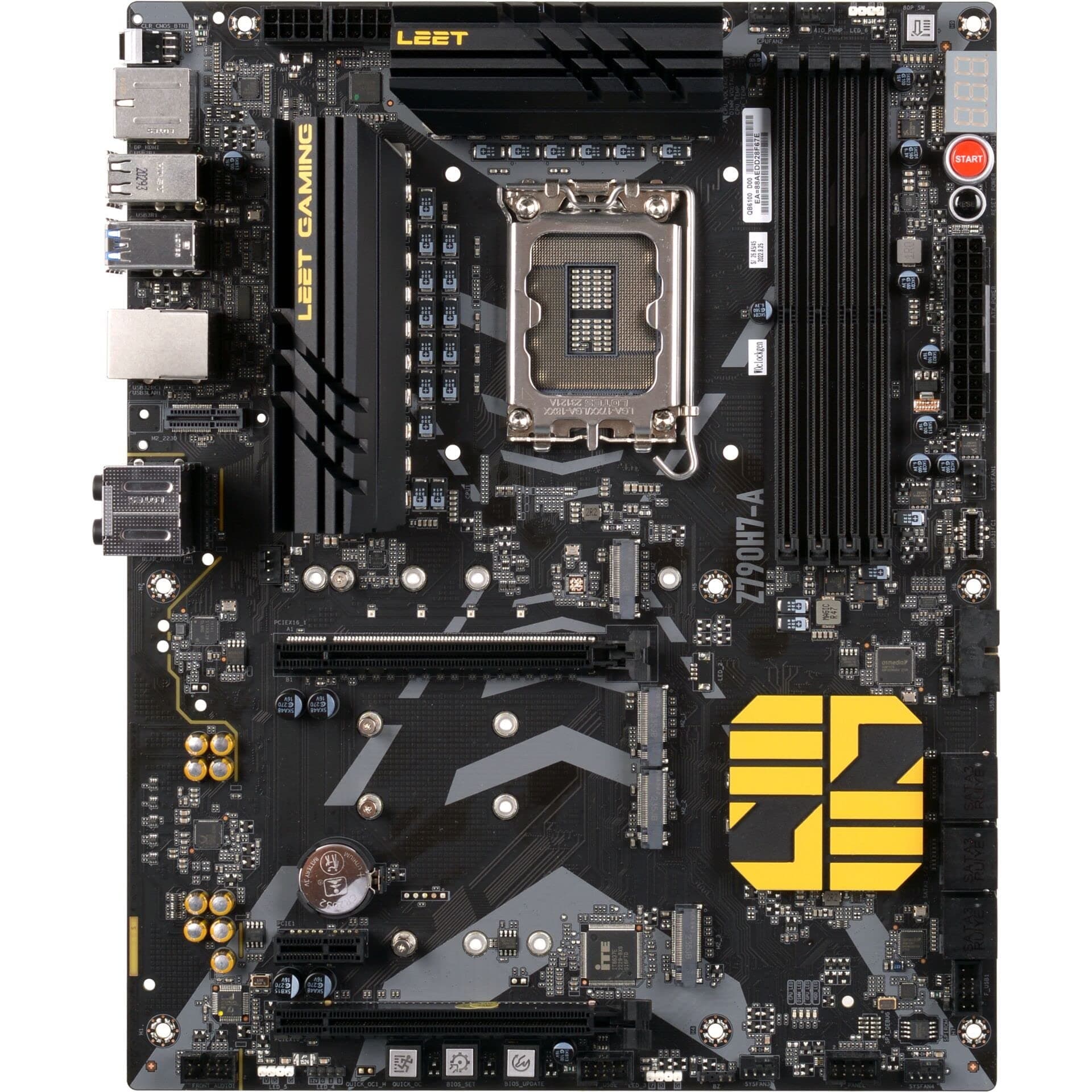 ECS Festplatten Marke MB Z790, LEET Gaming Z790, LGA 1700, 4DDR5, 1PCI -EX16G5, 3 M.2, 4SATA SSD, GLAN, HDMI/DP, OC Bild 5