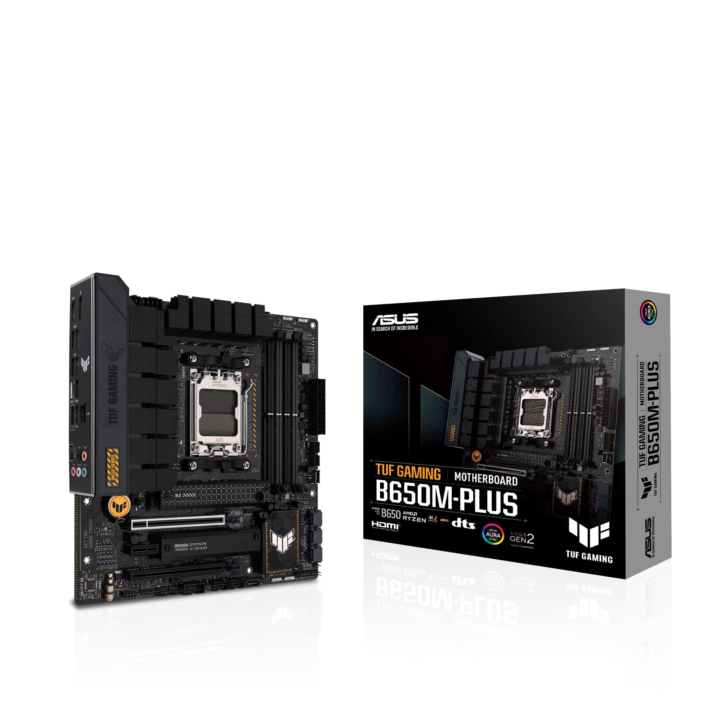 ASUS TUF Gaming B850M-PLUS Mainboard Sockel AMD AM5 (AMD B850, mATX, DDR5 Speicher, PCIe 5.0, 2X PCIe 4.0 M.2, Aura Sync) Bild 5