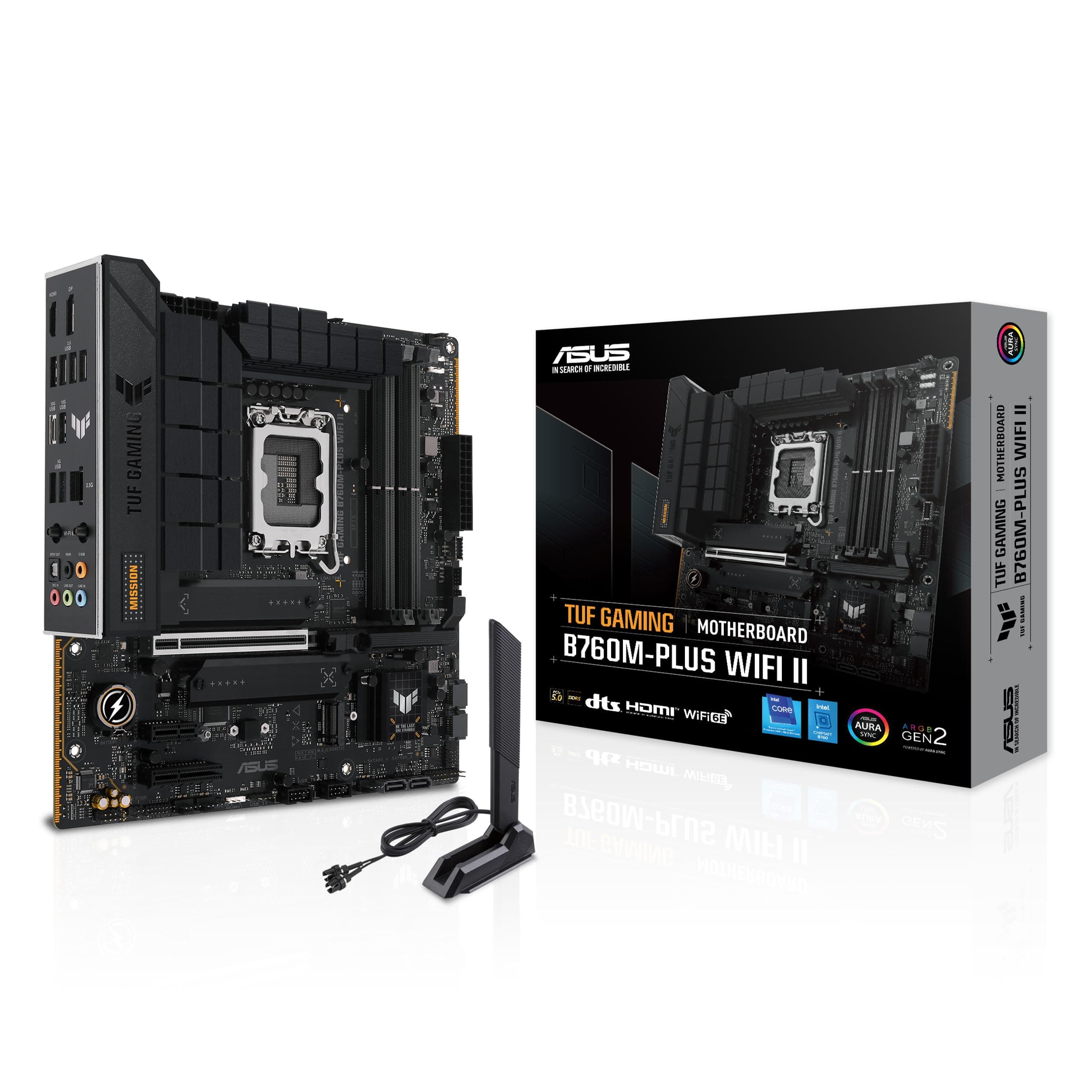 Scheda Madre - Asus - Tuf Gaming B760M-Plus Wifi Ii - Intel B760 Lga 1700 Micro Atx M-Plus WiFi II TUF B760