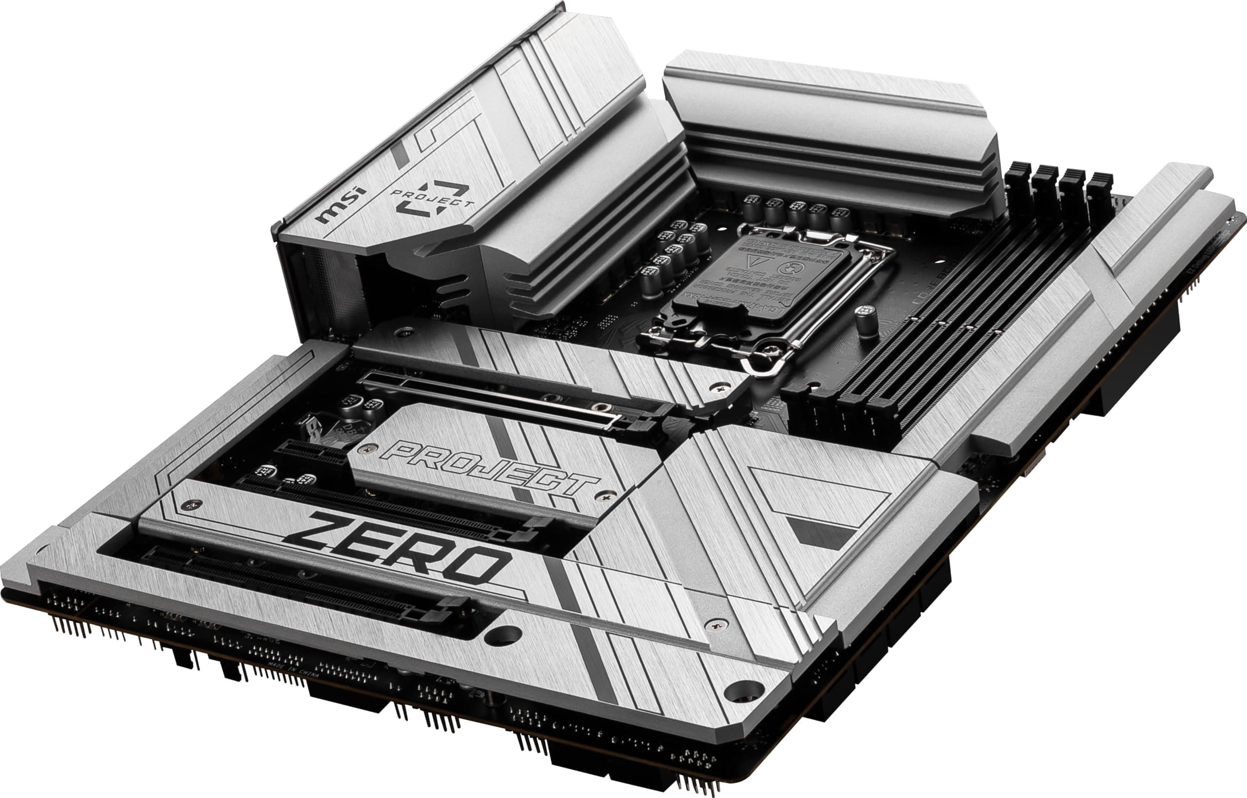 MSI Z790 Project Zero Gaming Motherboard (unterstützt Intel Prozessoren der 14. / 13. / 12. Generation, LGA 1700, DDR5, PCIe 5.0, M.2-Steckplätze, 2,5 Gbit/s LAN, USB 3.2 Gen2, HDMI/DP, Wi-Fi 7 Bild 7
