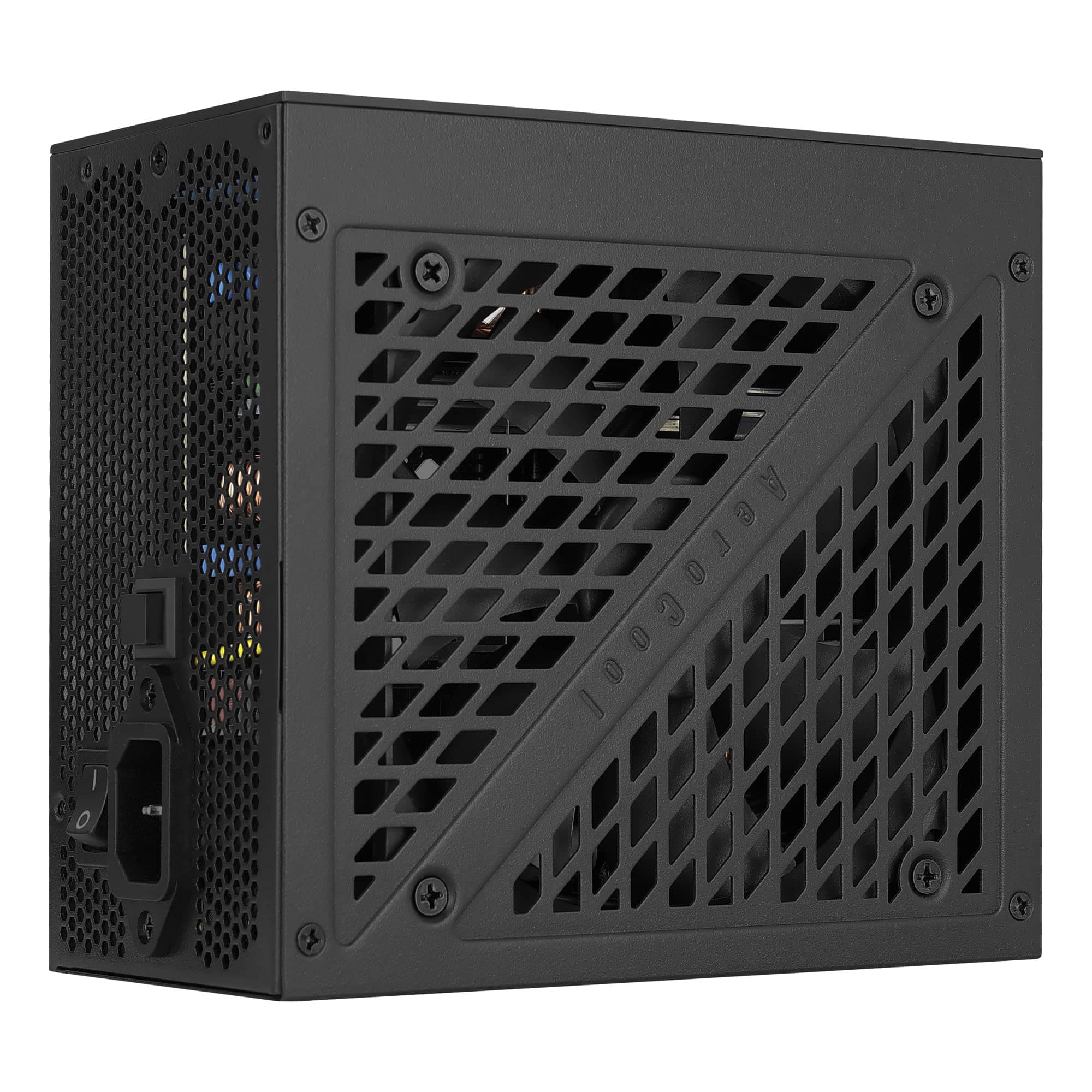 AeroCool MIRAGEGOLD650, PC Netzteil 650W, RGB Infinity Mirror, 80Plus Gold, Japanische Kondensatoren, Schwarz 650 MIRAGEGOLD Bild 7