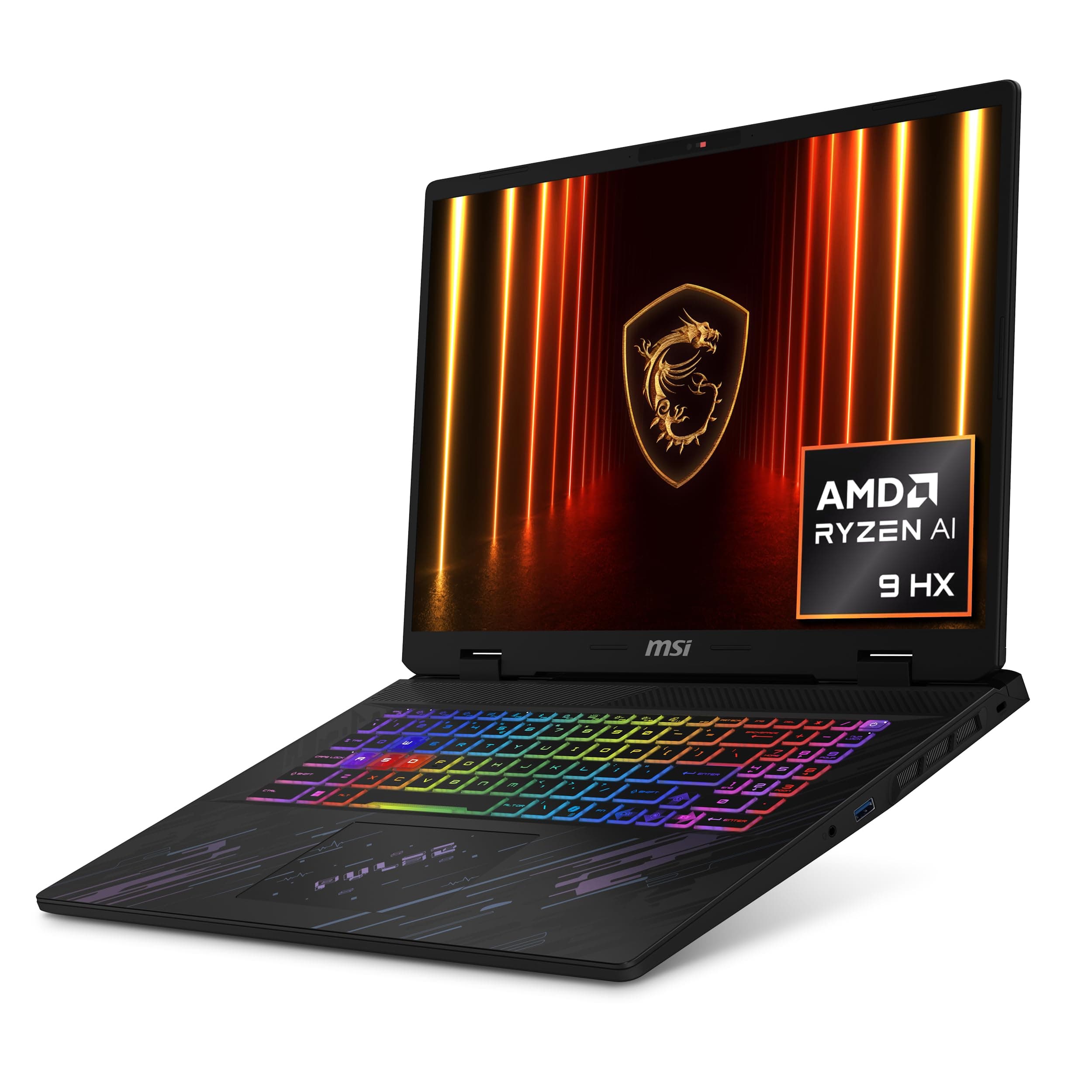MSI Pulse A17 AI+ C3XWFKG-010IT, Notebook Gaming 17 Zoll QHD+ 240 Hz, Ryzen AI 9 HX 370, Nvidia RTX 5060 8 GB GDDR7, 1TB PCIe4, 32 GB DDR5 5600 MHz, WiFi 6E, Win 11 Home [Layout und Garantie Ryzen AI 9 HX 370 RTX 5060 17 Zoll