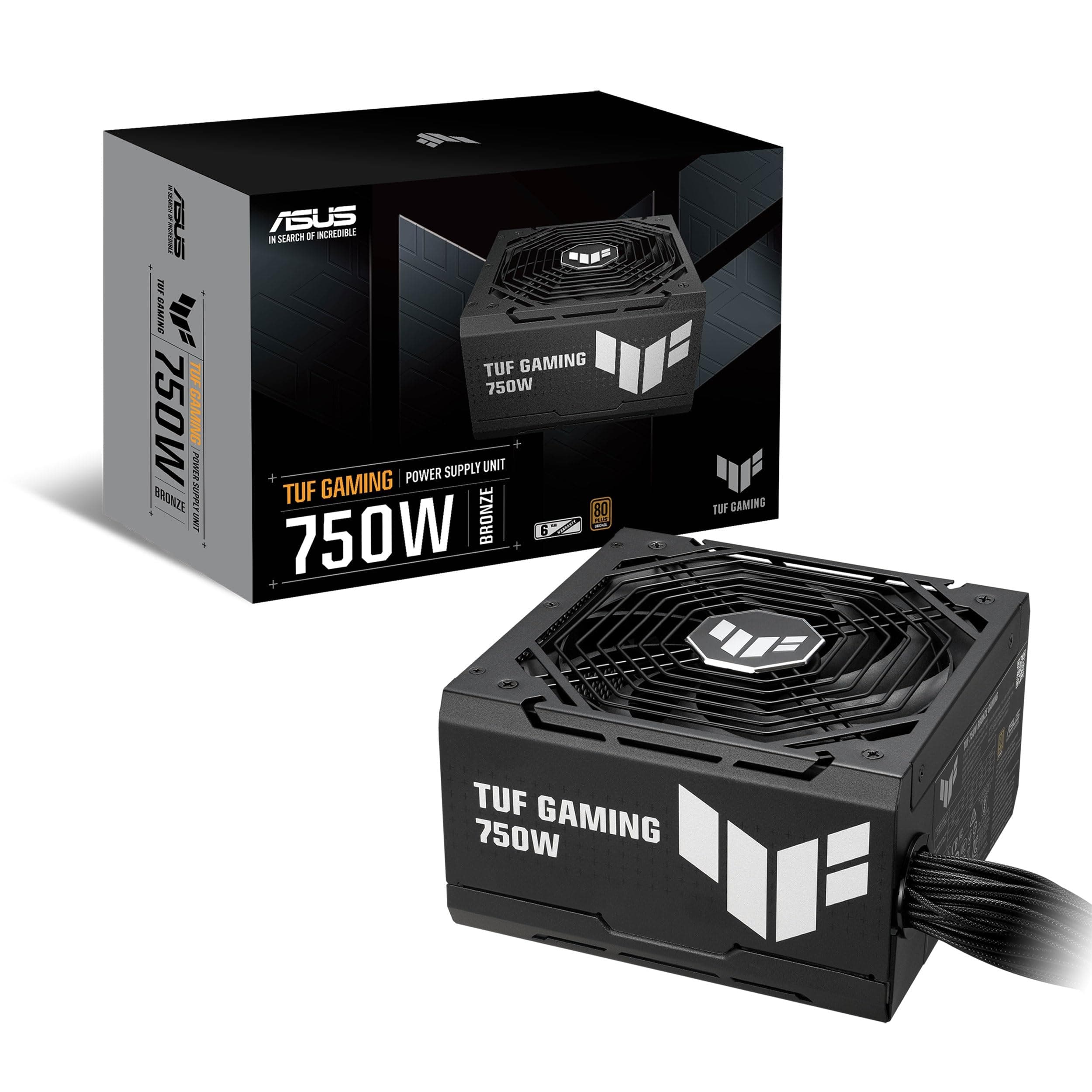 ASUS TUF Gaming 750W Bronze Netzteil (750 Watt, 0dB-Technologie, 80cm 8-Pin CPU-Anschluss (EPS 12V), 80-Plus-Bronze) Bild 2