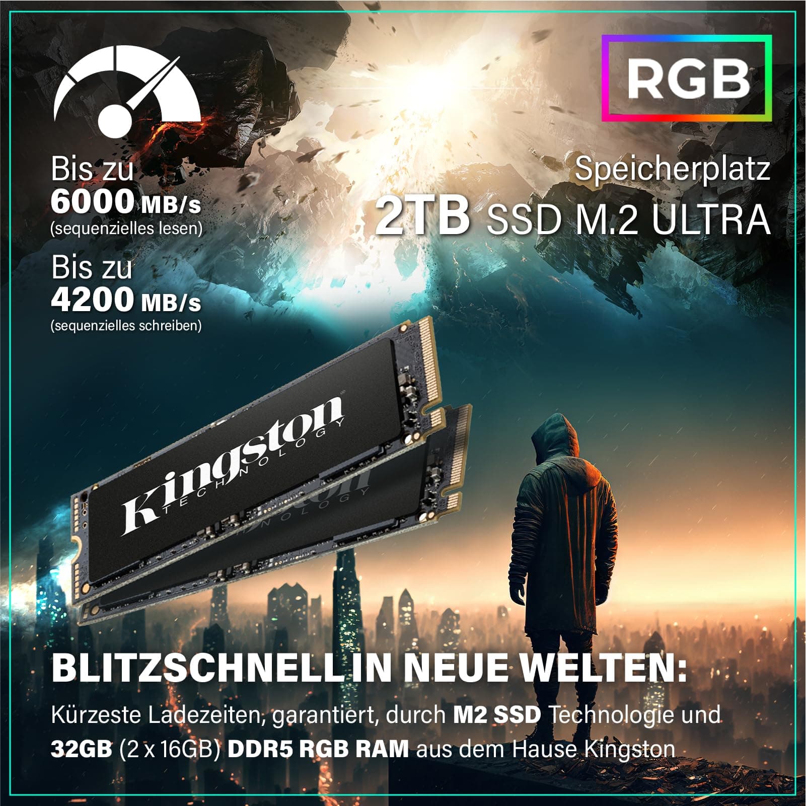 Greed® MK5 Pro - High End Gaming PC - Intel Core i9 12900KF + Nvidia Geforce RTX 5080 16GB - Schneller RGB Computer + 4K Raytracing Rechner - 5,2 GHZ - 32 GB DDR5 RAM - 2TB SSD - WLAN + W11 Pro MK5 PRO | 5080 INTEL Bild 5