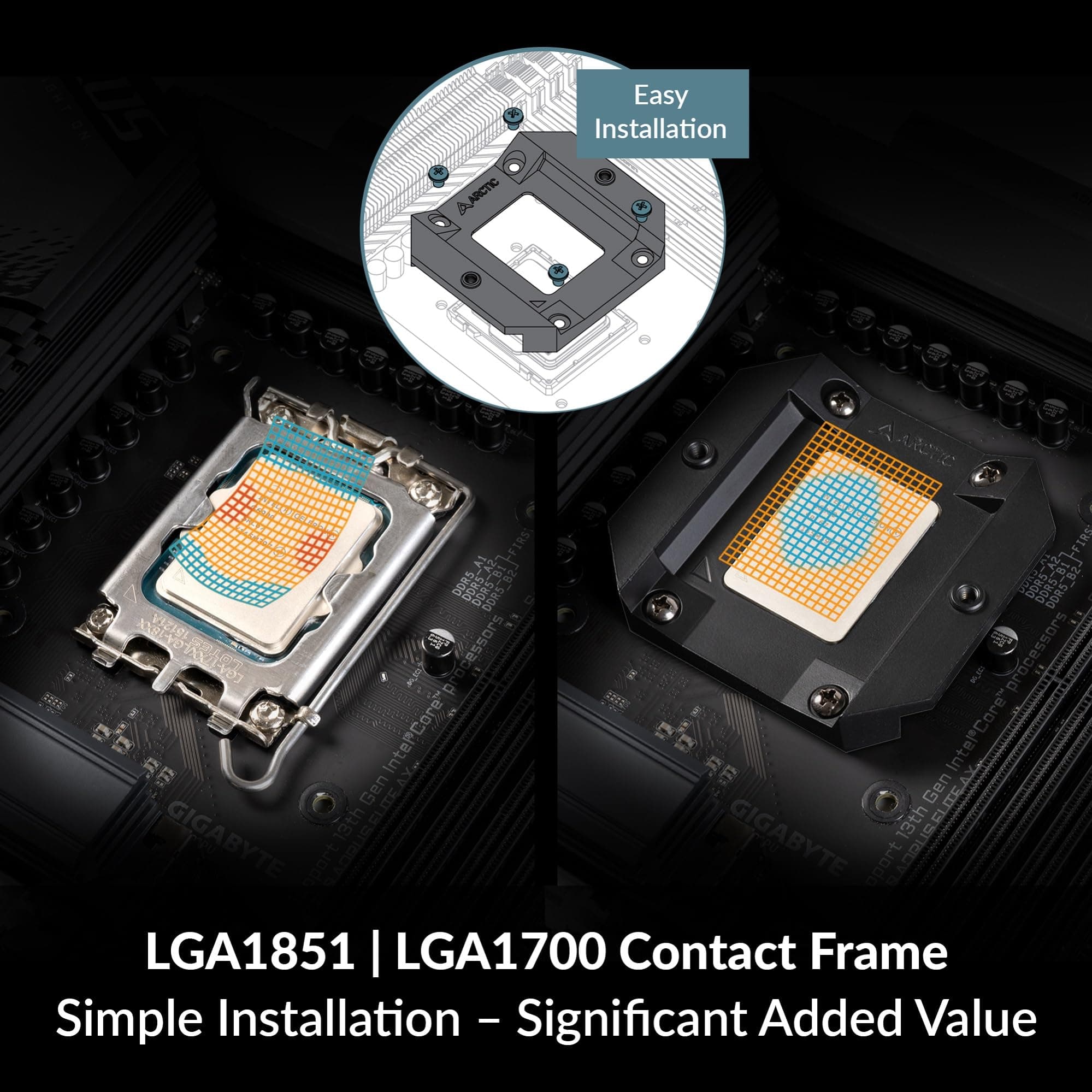 ARCTIC Freezer 36 (schwarz) - CPU Kühler mit Push-Pull für Intel & AMD, Single-Tower, Zwei druckoptimierte 120 mm P-Lüfter, Hydrodynamisches Gleitlager, 200–1800 rpm, inkl. MX-6 Wärmeleitpaste Freezer 36 Freezer 36 (schwarz) Bild 8