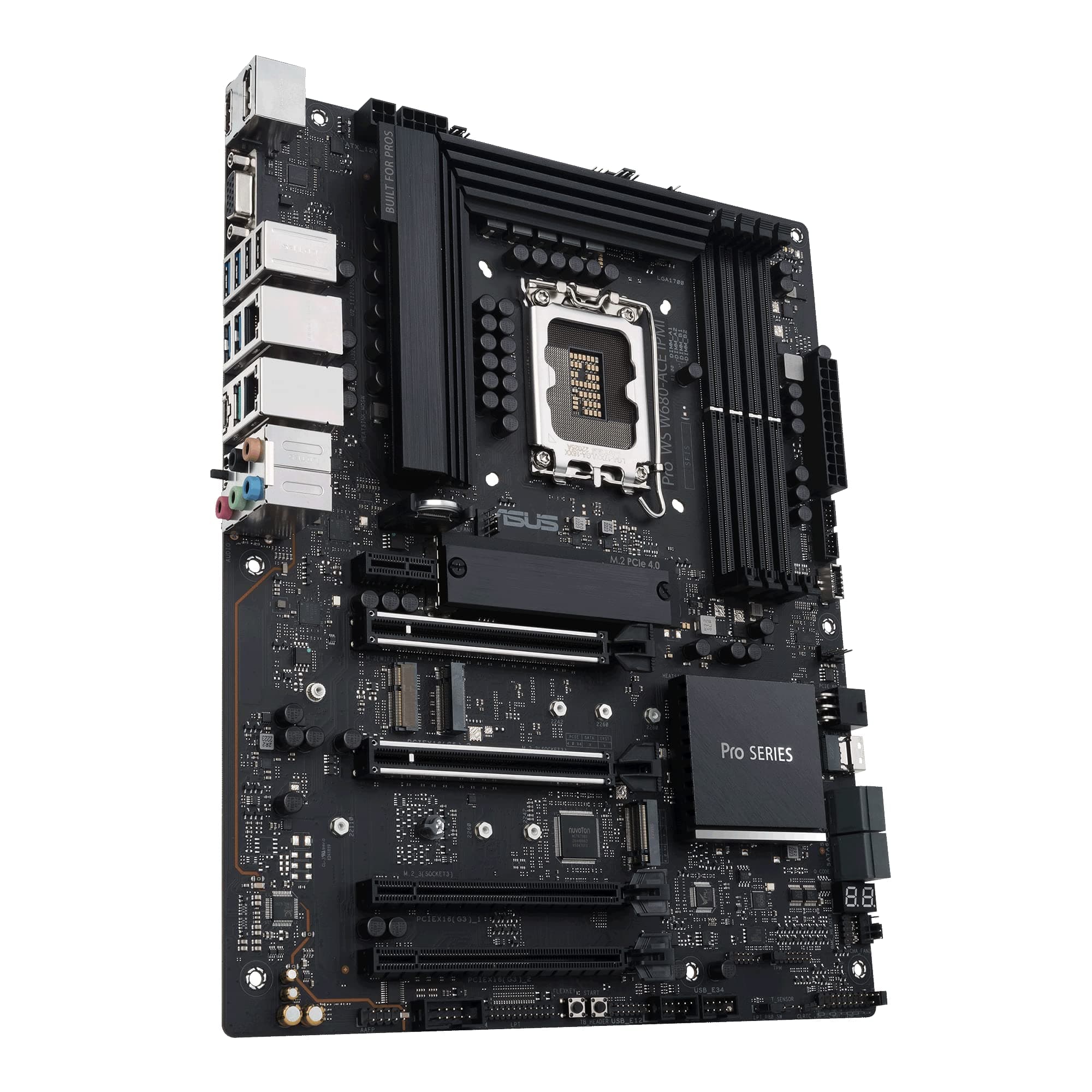 ASUS PRO WS W680-ACE IPMI LGA1700 ATX motherboard 4xDDR5 8xSATA DisplayPort 1.4 D-Sub Mainboard Intel Sockel 1700 Core i Remote Management HDMI Bild 3
