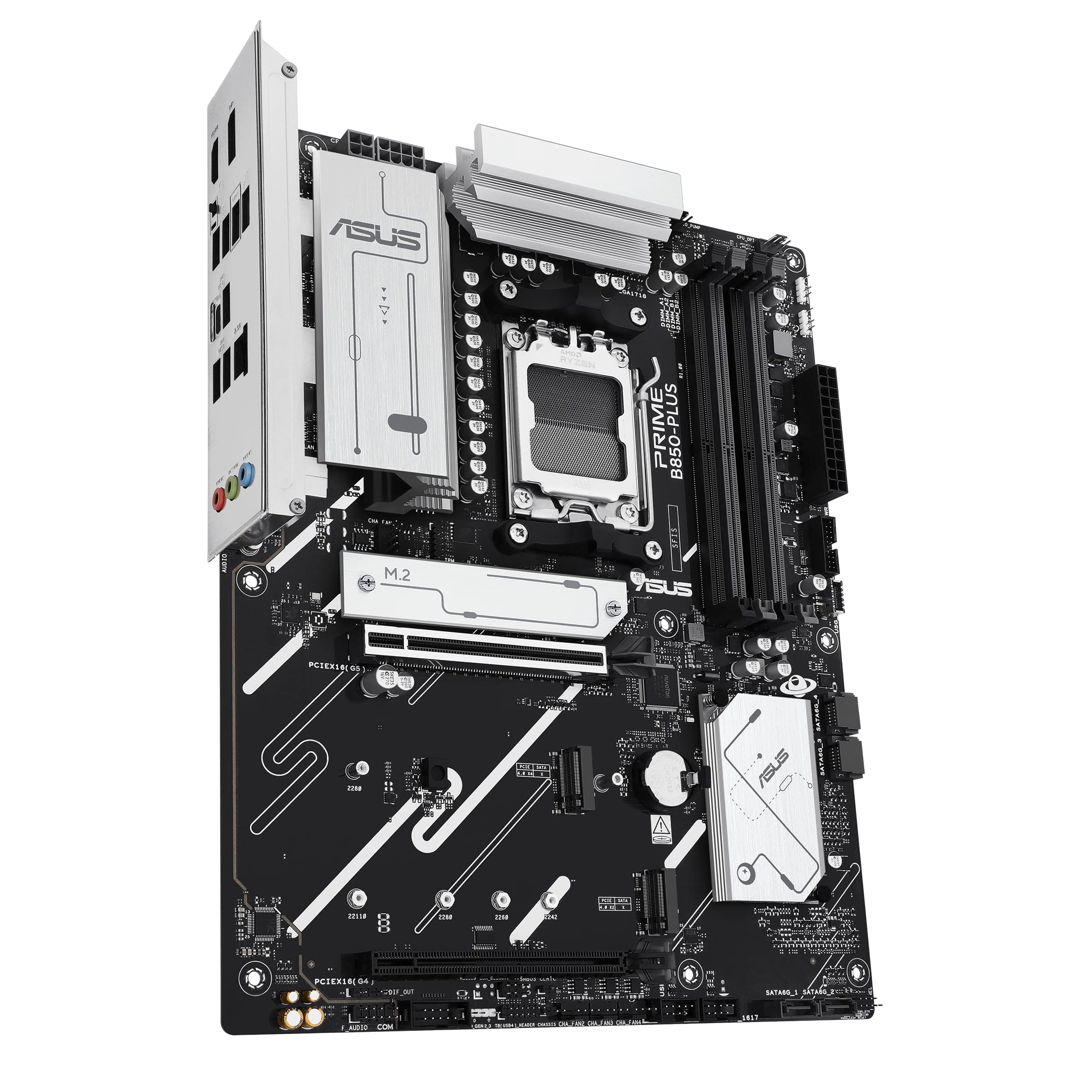 ASUS Prime B850-PLUS-CSM Mainboard Sockel AMD AM5 (Ryzen 9000, ATX, DDR5 Speicher, PCIe 5.0, 3X M.2, Aura Sync) Bild 7