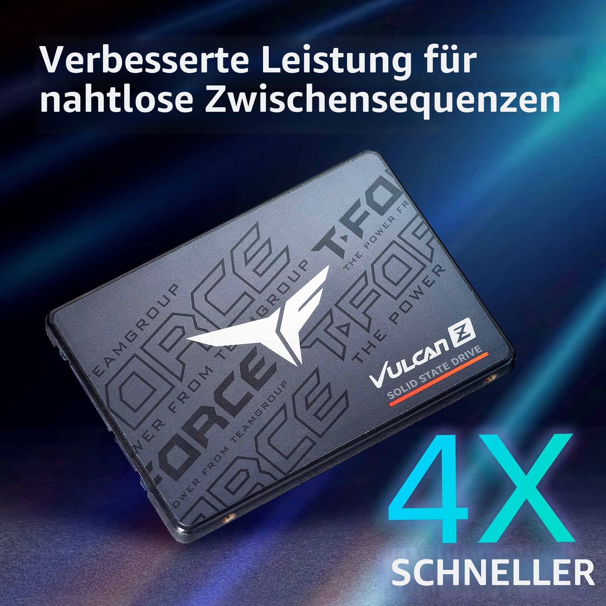 Team Group Vulcan Z 1 TB SSD, schwarz/grau, SATA 6 Gb/s, 2,5" 1TB Vulcan Z Bild 8
