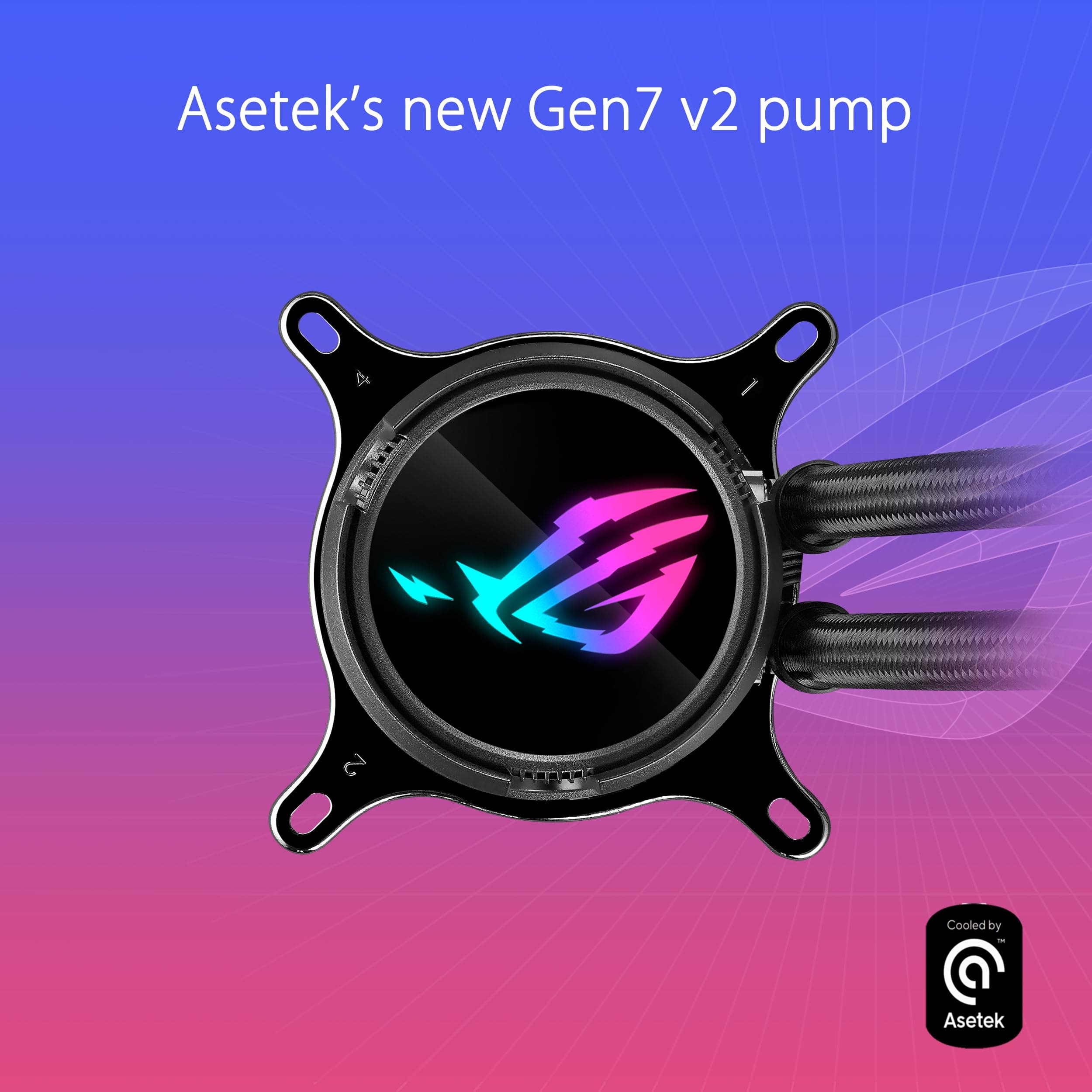 ASUS ROG Strix LC III 360 ARGB All-in-One Flüssig-CPU-Wasserkühlung schwarz (DREI adressierbare ROG ARGB-Lüfter, Anti-Vibrations-Gummi, kompatibel mit Intel LGA 1700, 1200, 115X, AMD AM5, AM4) Bild 5