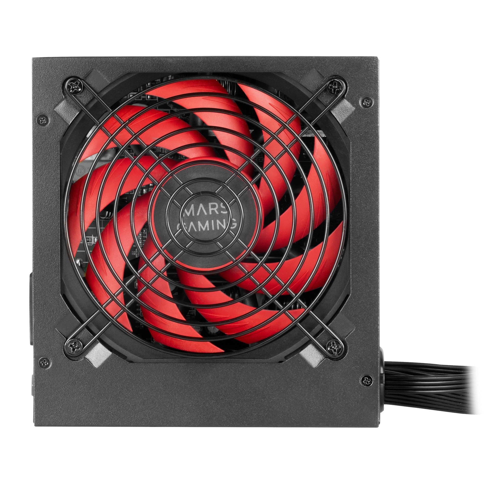 Mars Gaming MPIII650, PC ATX 650W Netzteil, 5 Jahre Garantie, 85% Wirkungsgrad, Digital APFC System, 120mm AI-RPM FDB Lüfter, DC-DC und SMD Technologien, extra Lange Flachkabel, Schwarz Bild 6