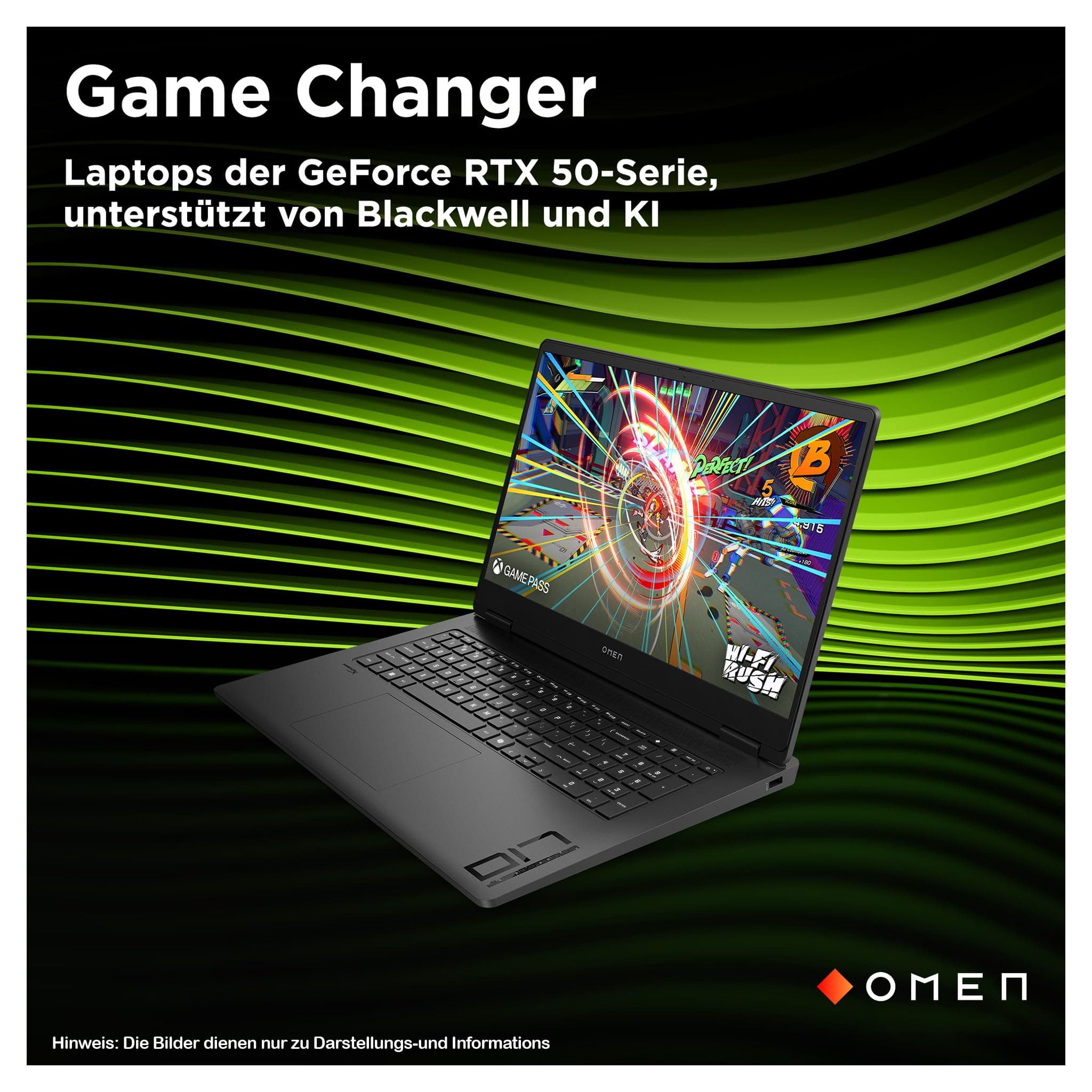 HP Omen 17 Gaming Laptop, AMD Ryzen AI 7 350, 17,3" FHD IPS 144Hz, 64 GB DDR5 RAM, 1 TB SSD, GeForce RTX 5060 8GB, Deutsches Tastatur-Layout, Wi-Fi 6, RGB Tastatur, Windows 11 Pro, Schwarz 64 GB RAM | 1 TB SSD Windows 11 Pro Bild 7