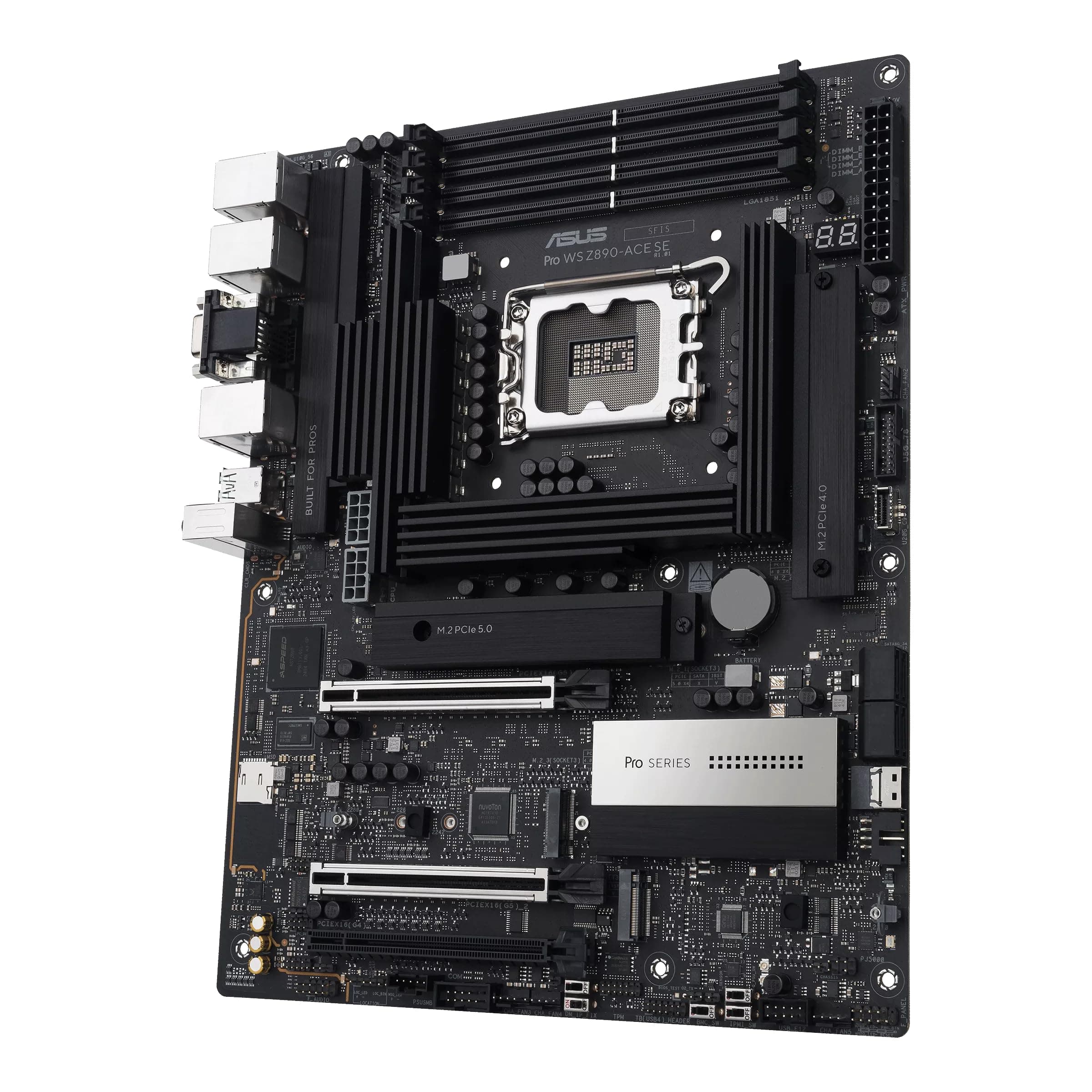 ASUS Ersatzteil Pro Ws Z890-Ace Se Intel Z890 Lga 1851 (Socket V1) ATX, 90MB1JC0-M0EAY0 Bild 7