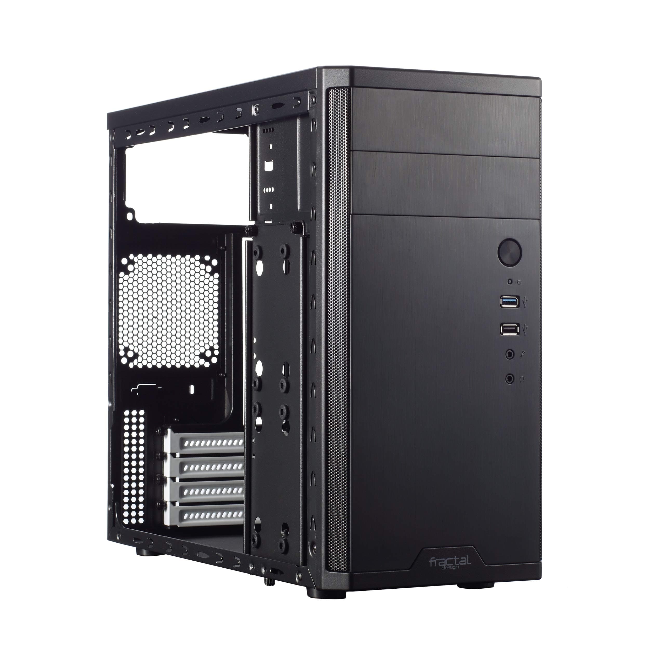 Fractal Design Core 1100 Micro-ATX Gehäuse mit optimalem Airflow und elegantem Design Bild 3