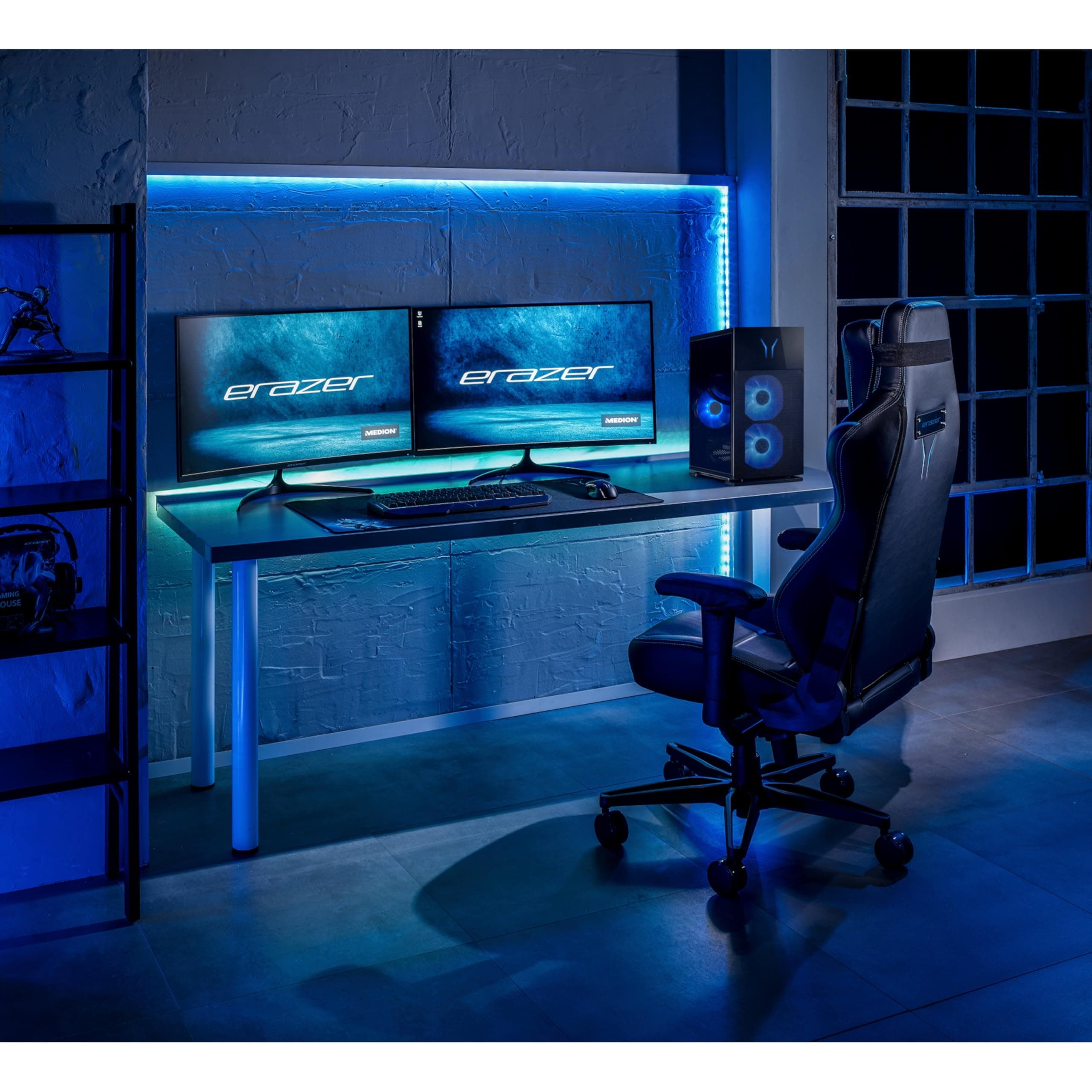 ERAZER Hunter X30 High-End Gaming PC (Core Ultra 7 265F, GeForce RTX 5070 Ti 16GB GDDR7, 32GB Kingston Fury Beast RGB DDR5 RAM, 2TB NVMe SSD, Wasserkühlung, Windows 11 Home) Core Ultra 7 265KF 32.0 GB 2000 GB NVIDIA GeForce RTX 5070 Ti MD35479 Bild 8