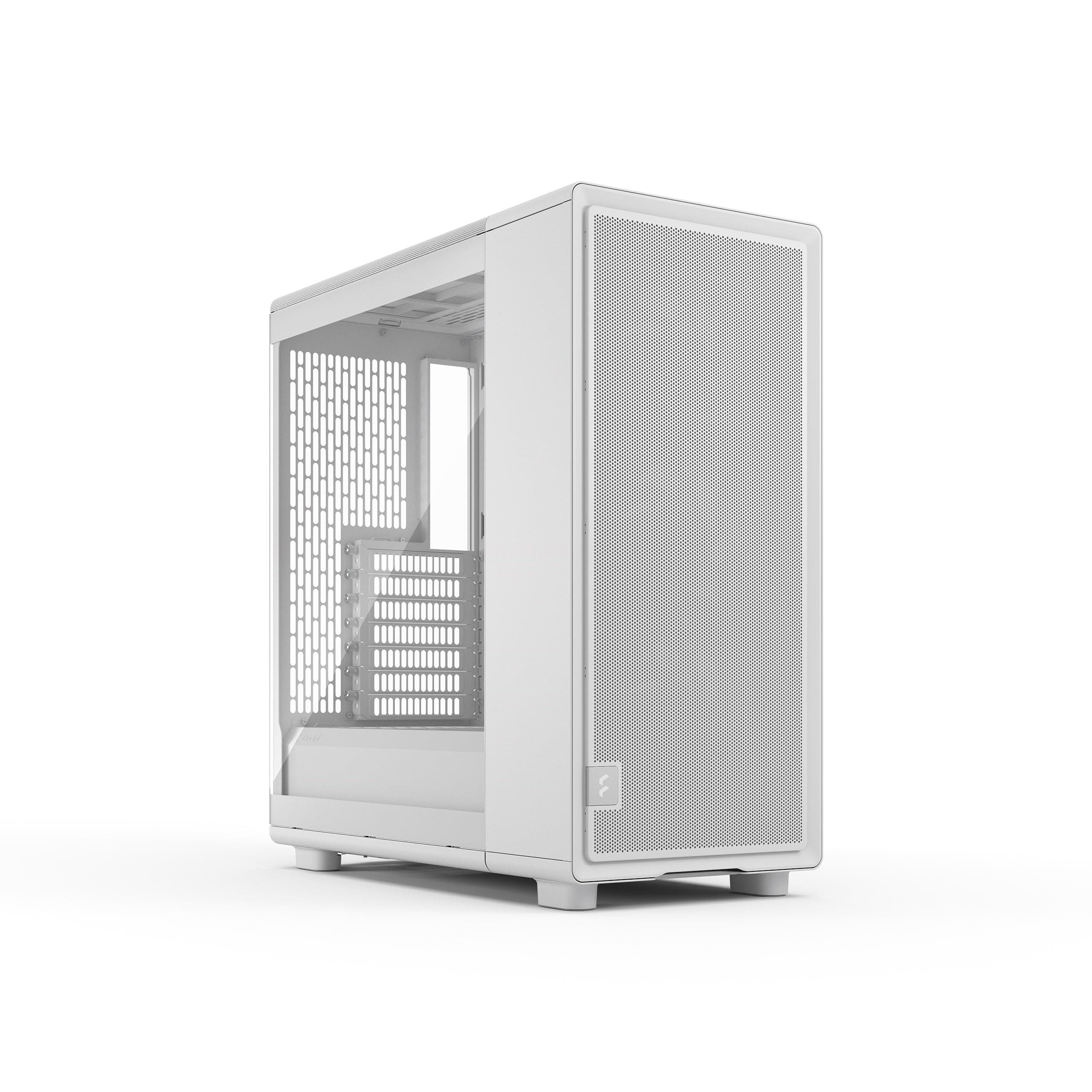 Fractal Design Epoch Weiß - Klares Seitenteil aus gehärtetem Glas - Gaming-PC-Gehäuse - Mesh-Frontpanel - DREI Momentum 12-Lüfter inkl. - Geräumiger Innenraum - ATX/mATX/ITX Unterstützung Tempered Glass Weiß Epoch