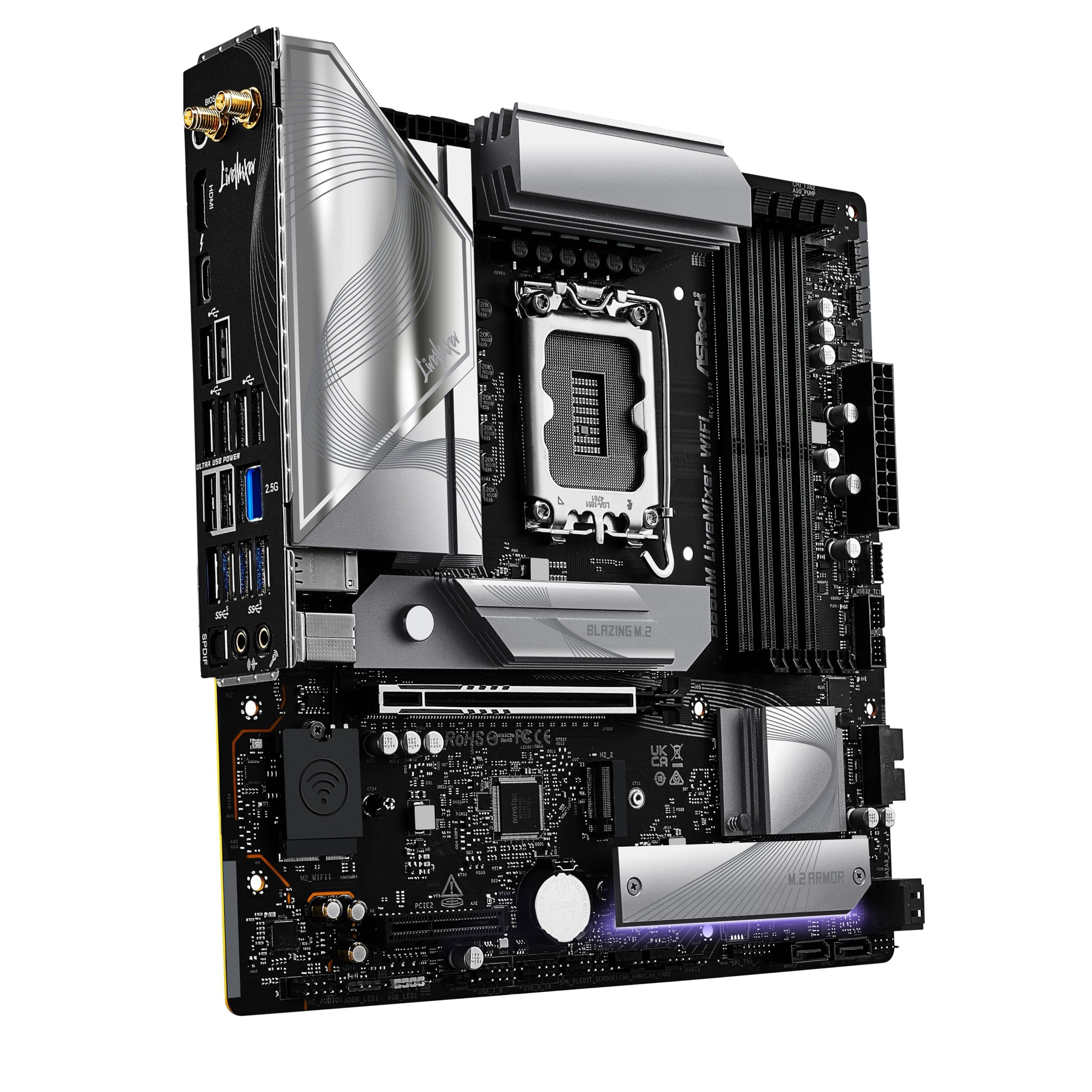 ASRock Mainboard B860M LiveMixer WiFi Bild 3