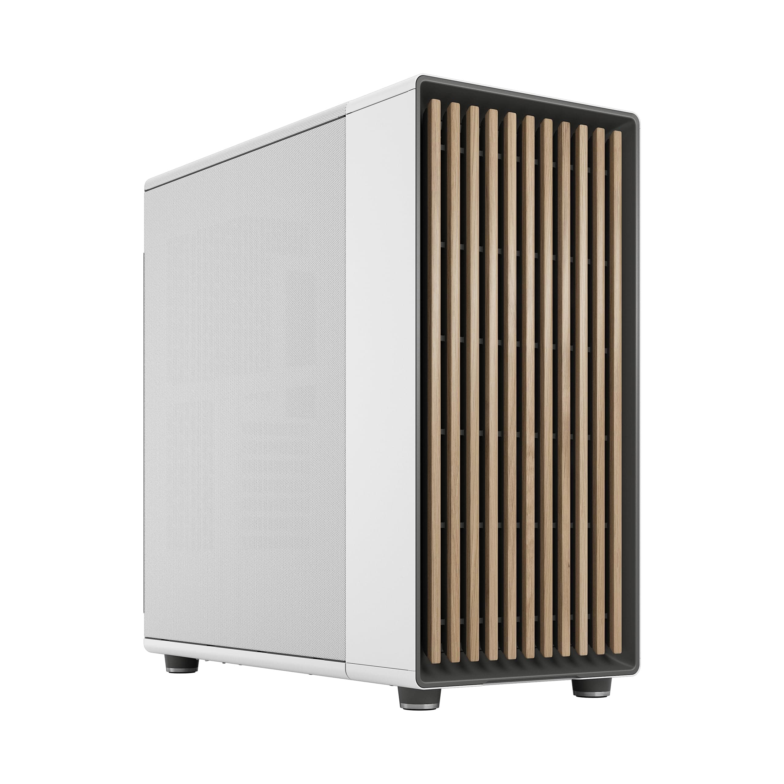 Fractal Design North XL PC Gehäuse - ATX Full Tower Gaming Case | E-ATX kompatibel, 3x 140mm Lüfter vorinstalliert, USB Typ-C, Chalk White Mesh Design North XL White Mesh