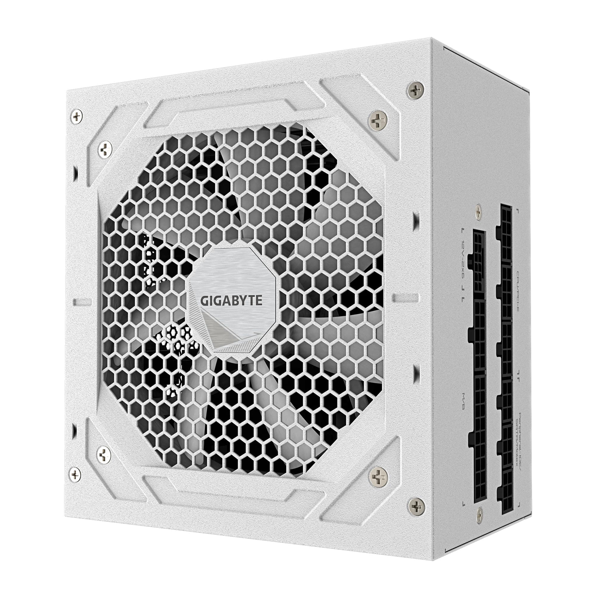 GIGABYTE UD850GM PG5 V2 Ice Netzteil - PCIe Gen 5.1, 80 Plus Gold, voll modulares Design, 120 mm Lüfter, ATX 3.1 kompatibel, UK-Stecker Bild 3