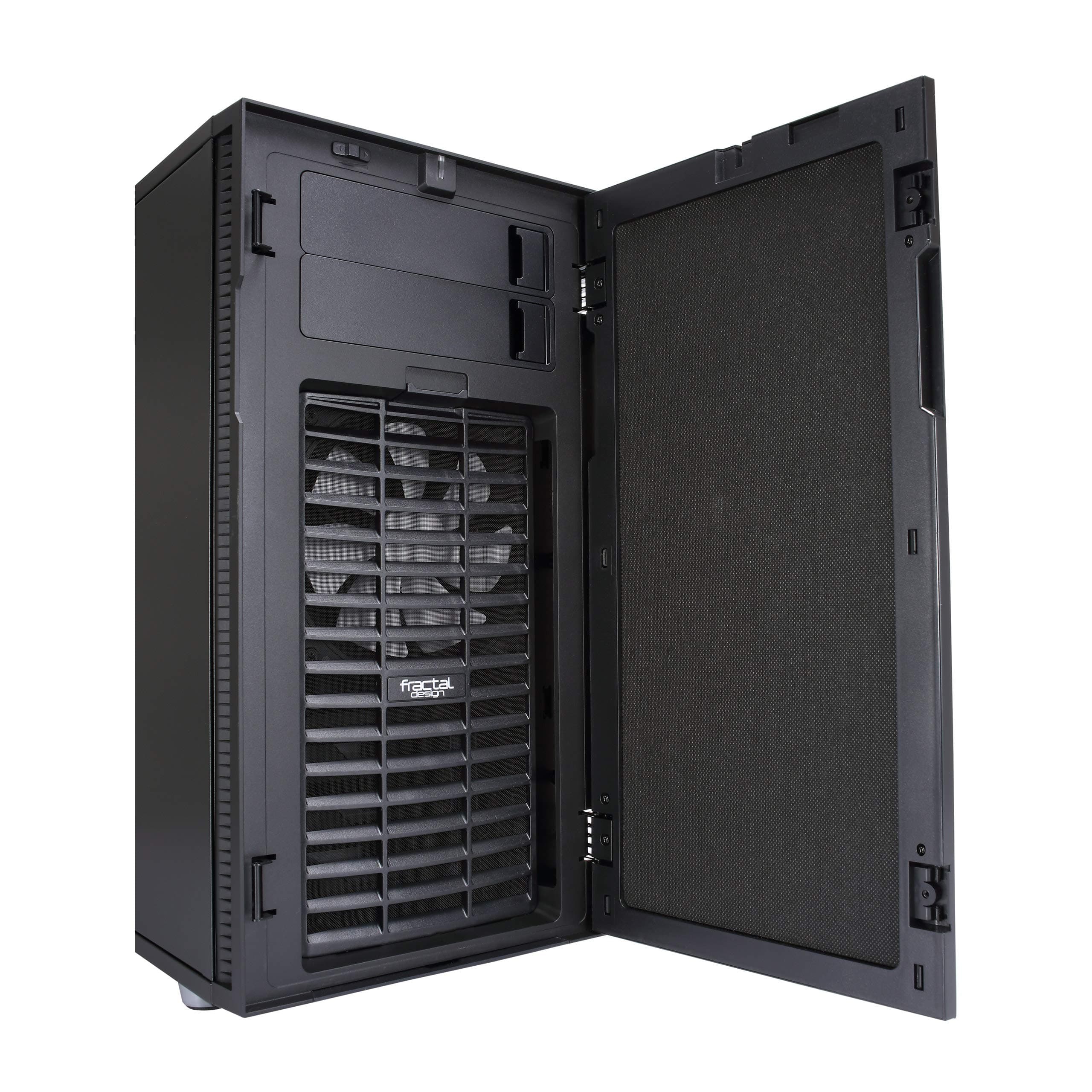 Fractal Design Define R5 Mid-Tower Gehäuse – Schalldämmung, Flexibles Design, USB 3.0 Frontanschlüsse, Schwarz schwarz Black Pearl Bild 7
