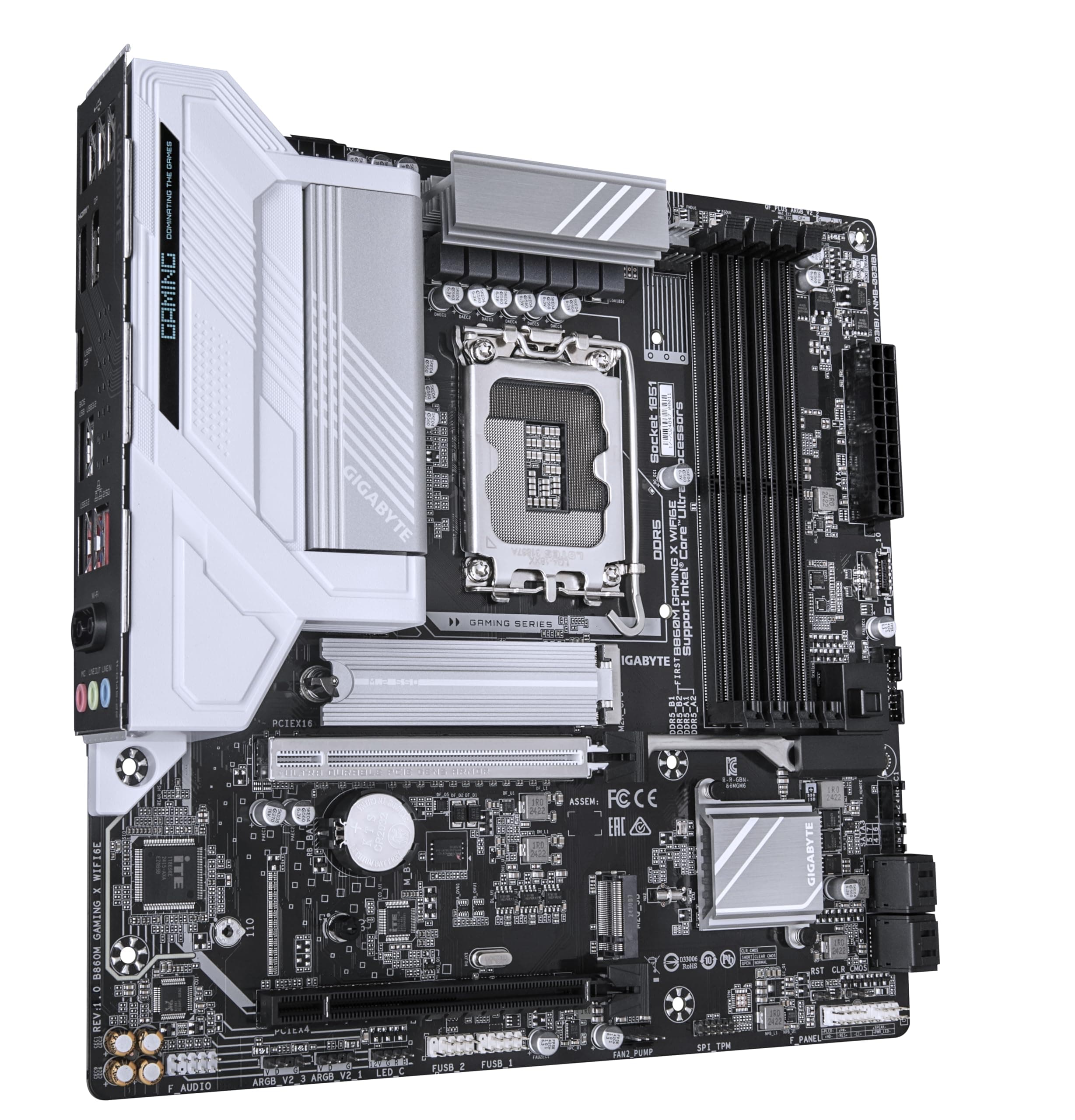 GIGABYTE B860M Gaming X WIFI6E Mainboard - Intel Core Ultra CPUs, 8+1+2+2 Phasen VRM, bis zu 9200MHz DDR5, 1xPCIe 5.0 + 1xPCIe 4.0 M.2, 2,5 GbE LAN, WiFi 6E, USB 4 Bild 5