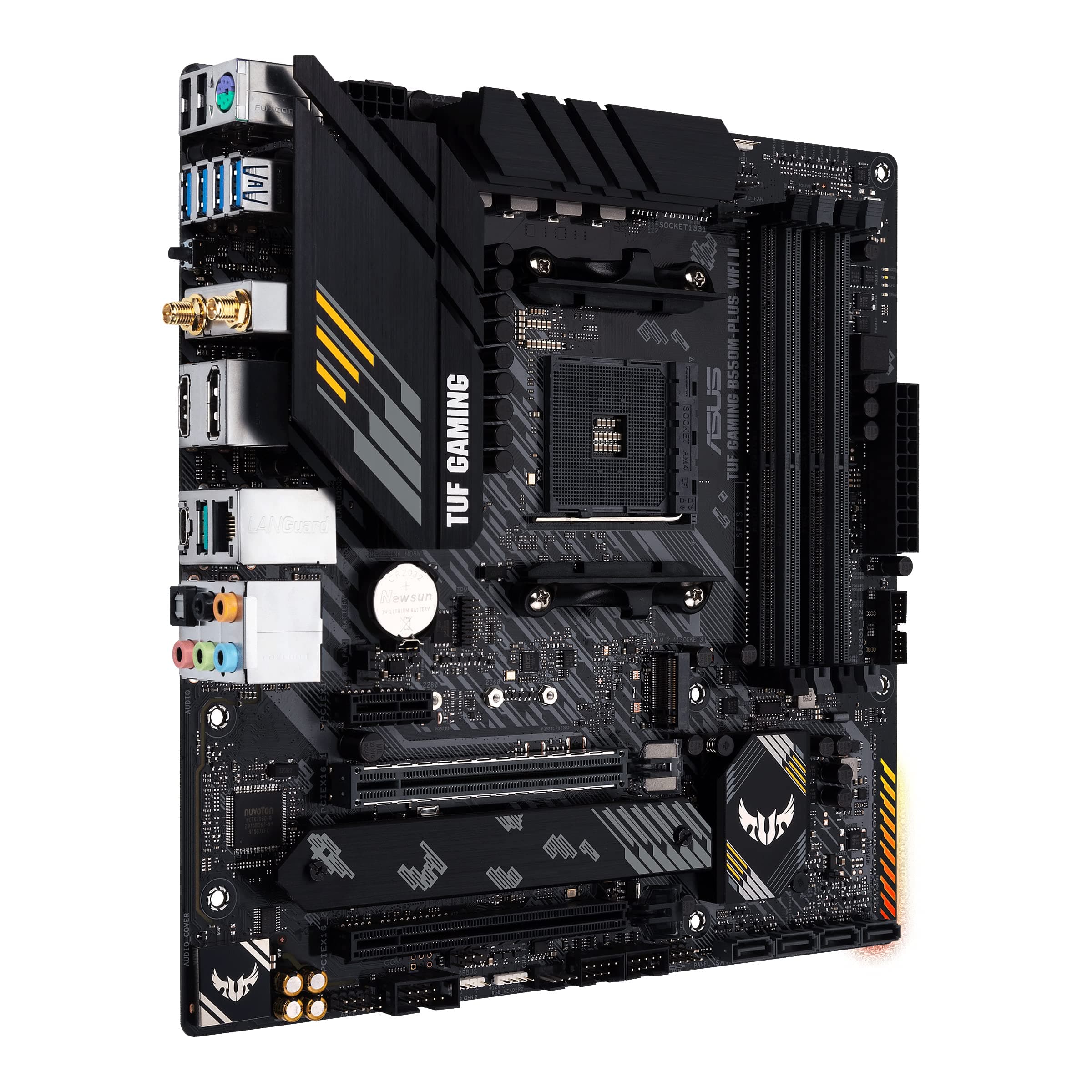 ASUS TUF Gaming B550M-PLUS WiFi II Mainboard Sockel Ryzen AM4 (AMD B550, mATX, PCIe 4.0, dual M.2, WiFi6, SATA 6Gbit/s, Aura Sync) Bild 4